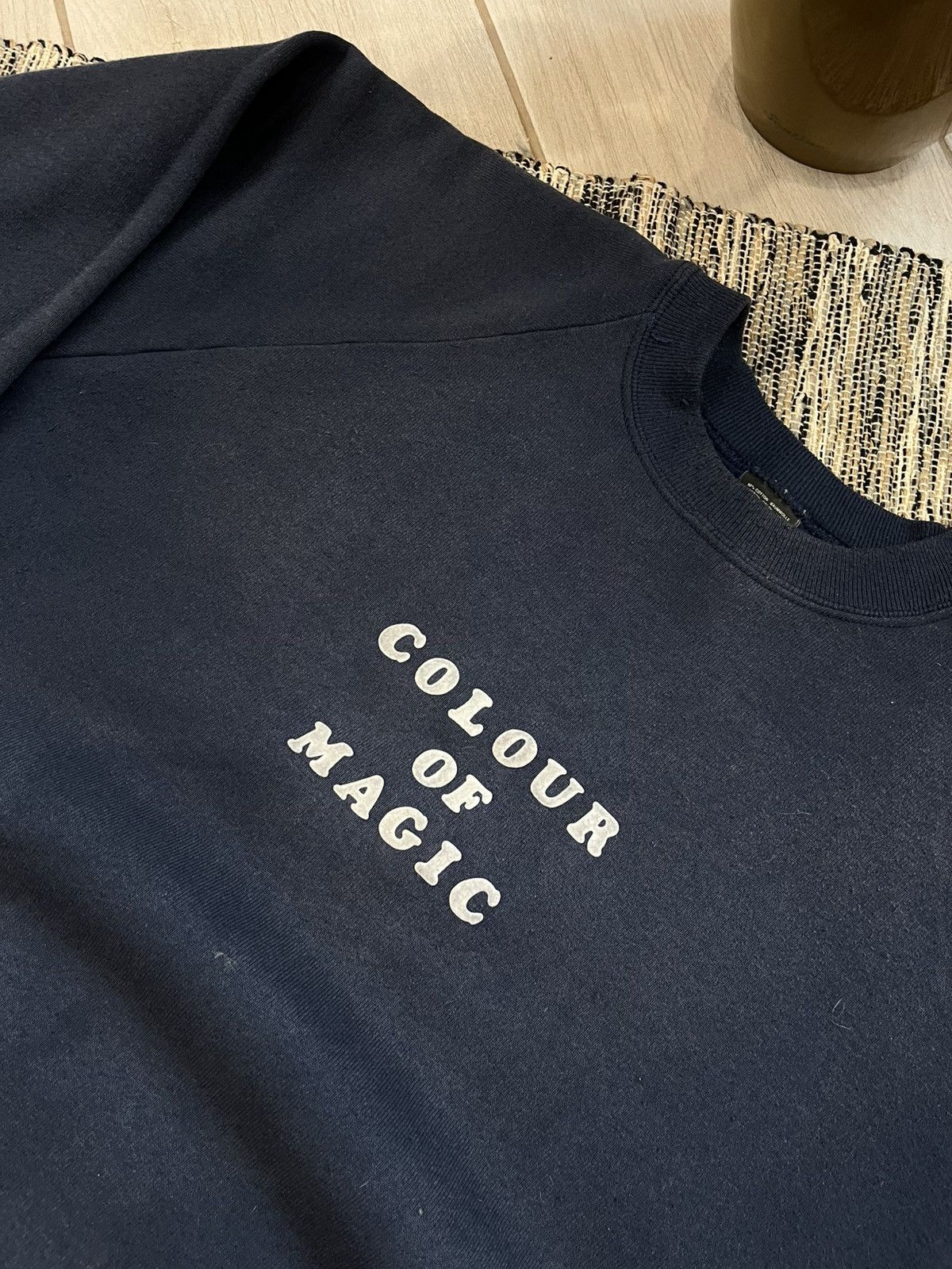 Vintage Vintage Screen Stars Sweatshirt Colour of Magic Navy Faded Size US L / EU 52-54 / 3 - 7 Thumbnail