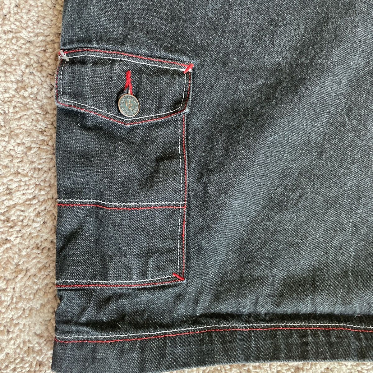 JNCO × Japanese Brand SOHK Black and Red Jorts Size US 36 / EU 52 - 7 Thumbnail