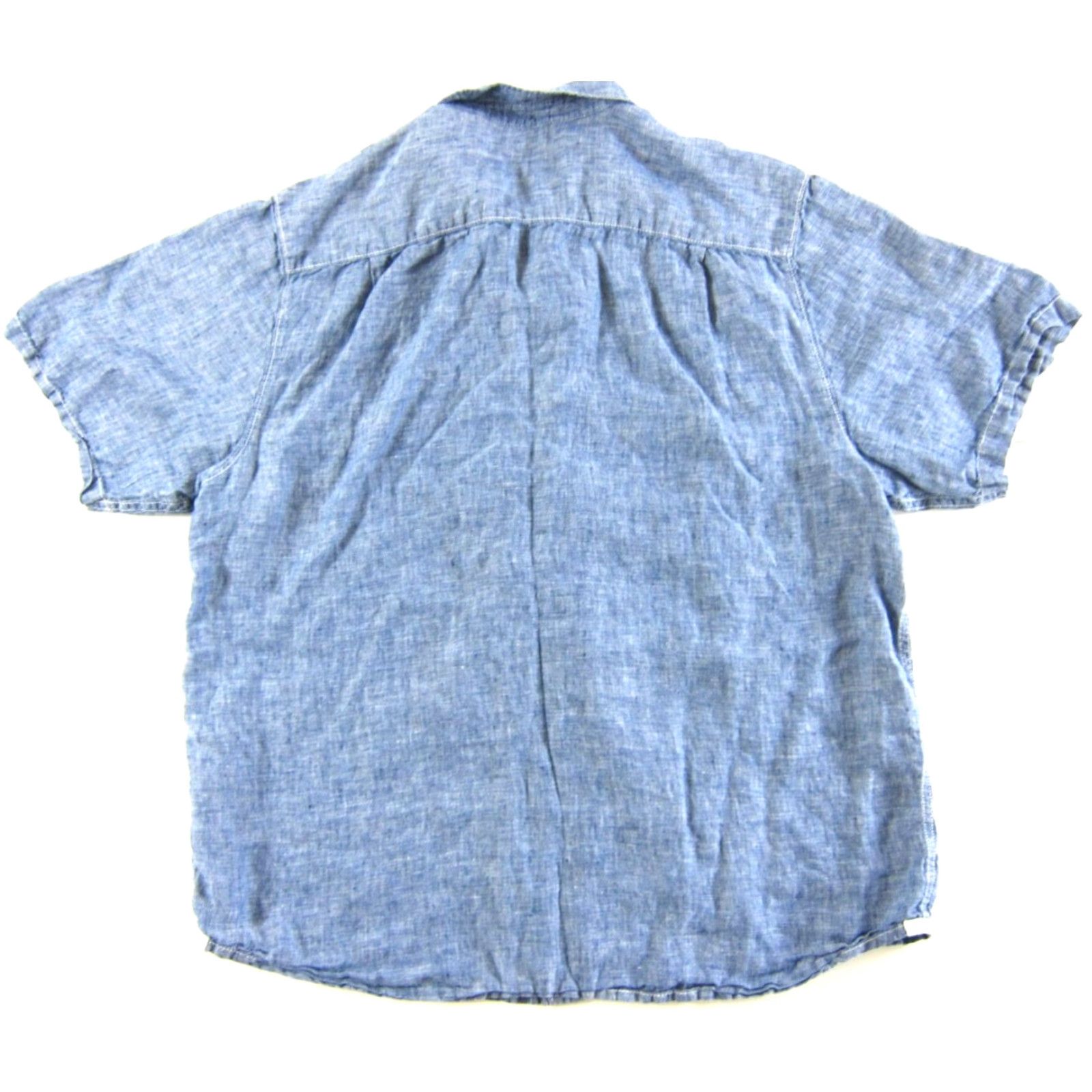 Tommy Bahama Tommy Bahama Shirt Men XL 100% Linen Blue Short Sleeve Button-Down T ommy Bahama Shirt XL 100% Linen Blue Short Sleeve Button-Down Size US XL / EU 56 / 4 - 2 Thumbnail