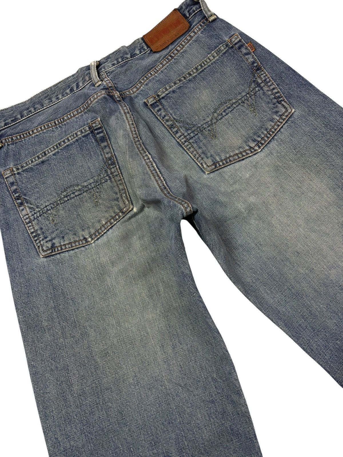 Edwin Vtg Edwin Japan 505x Selvedge Distressed Jeans Size US 30 / EU 46 - 10 Thumbnail
