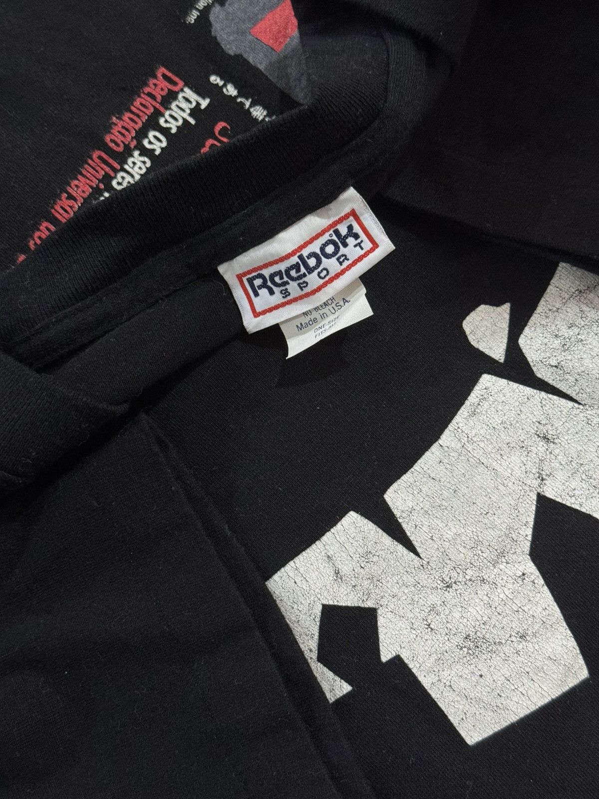 Reebok Vintage Reebok Human Rights Tour 1988 T-Shirt Size US L / EU 52-54 / 3 - 7 Thumbnail