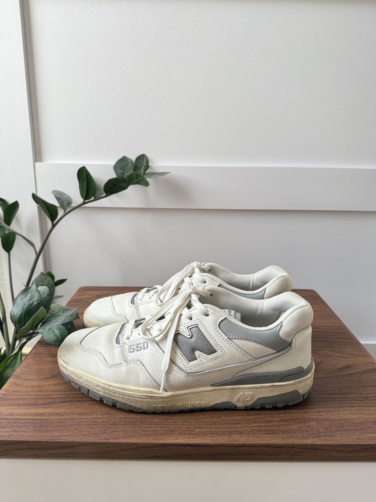 Aime Leon Dore × New Balance ALD White/Grey 550s Size US 9.5 / EU 42-43 - 4 Thumbnail