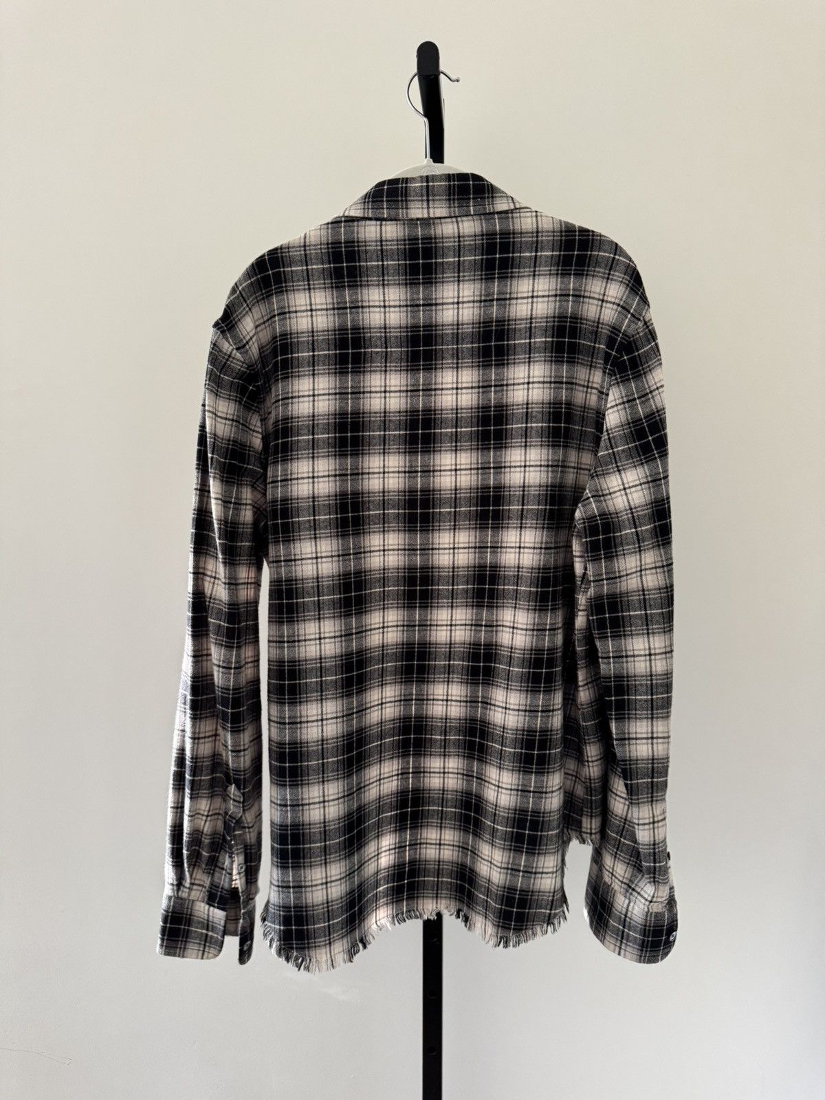Frame Frame flannel frayed hem plaid shirt Size US M / EU 48-50 / 2 - 4 Thumbnail