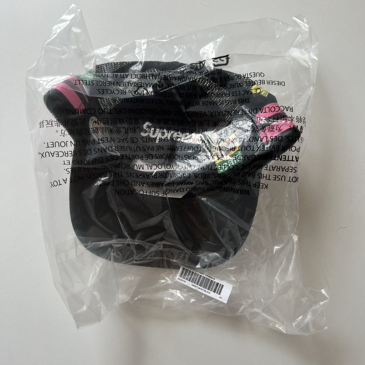 Supreme SpongeBob Jeff Hamilton Mesh Back 6-panel Hat Black