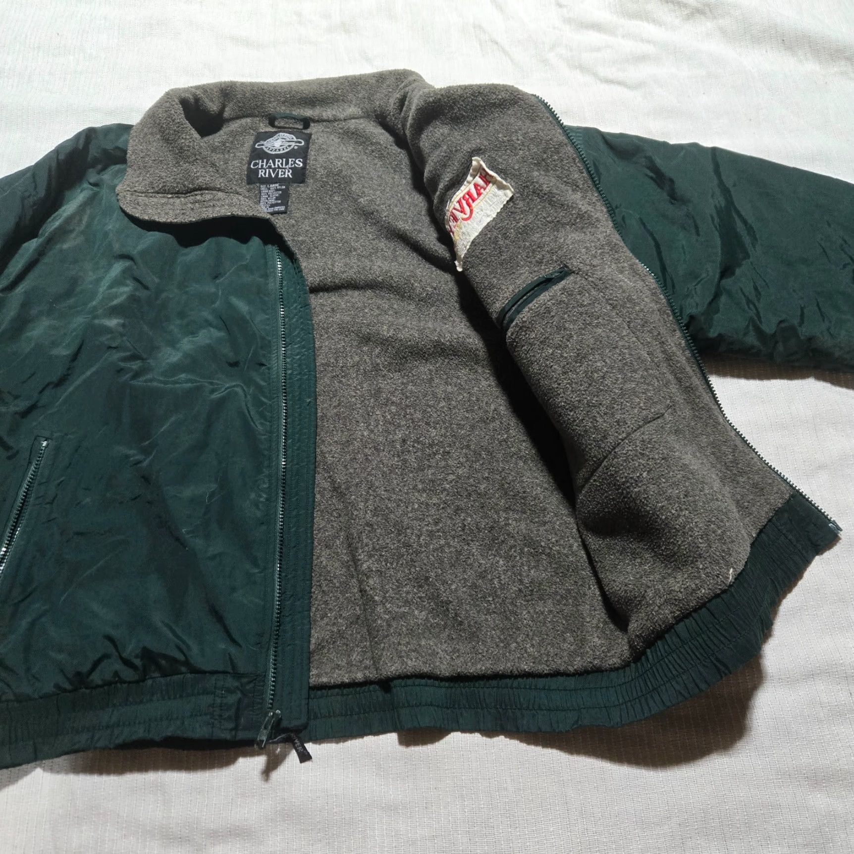 Vintage VINTAGE Harvey's Radford VA Virginia Chevrolet Buick Employee Coat Jacket Men's L Large Size US L / EU 52-54 / 3 - 7 Thumbnail