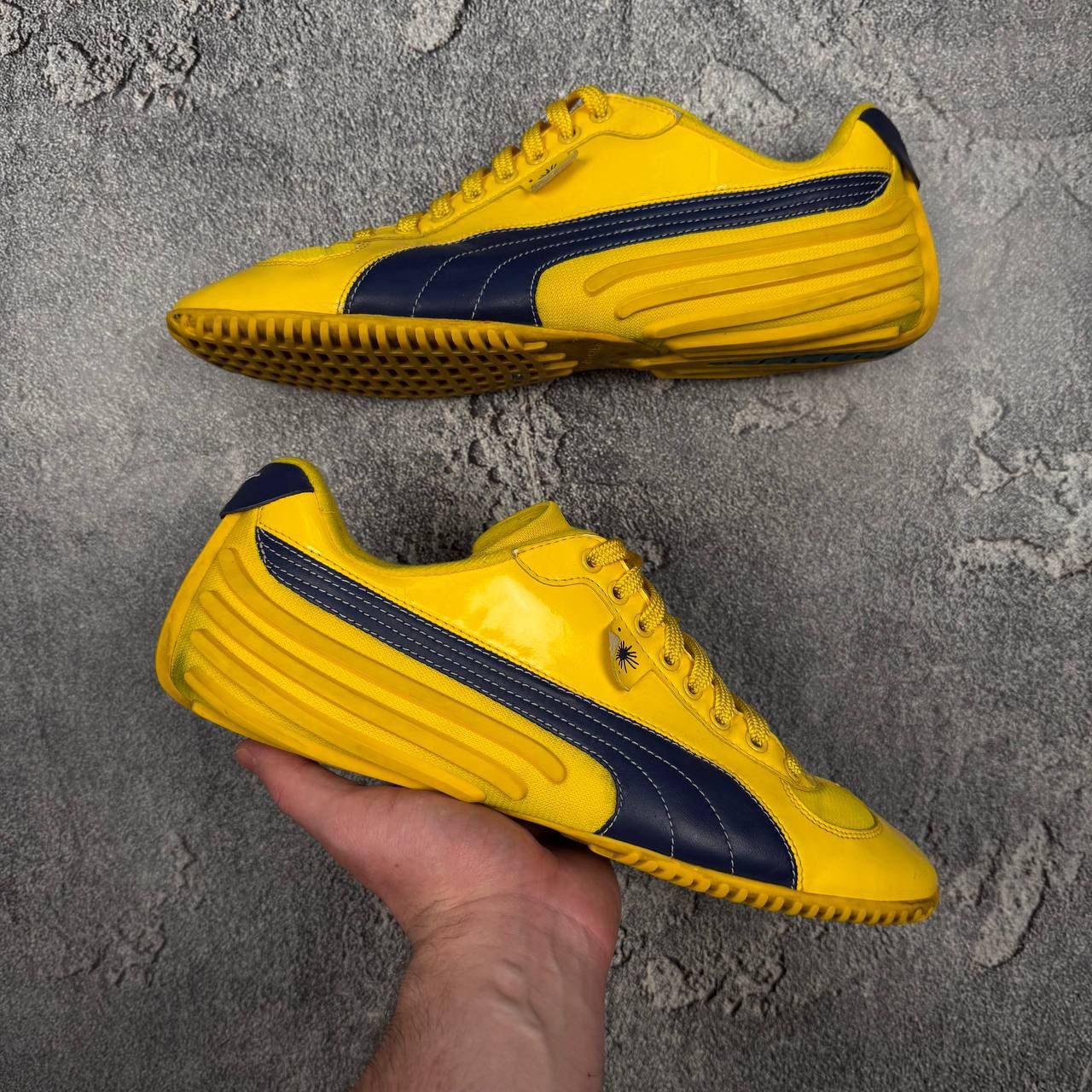 Vintage 00s Puma x Mihara Yasohiro yellow Sneakers Shoes
