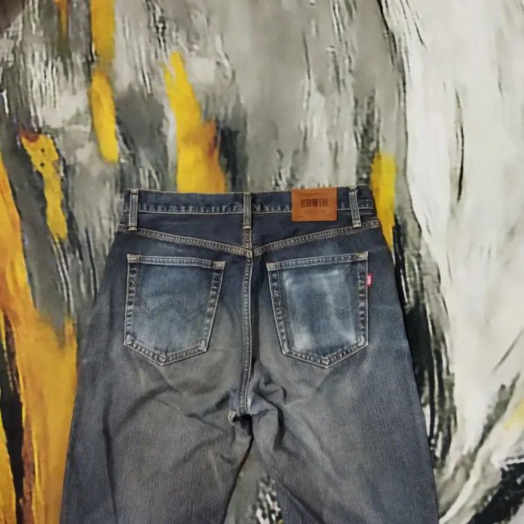 Edwin VINTAGE EDWIN 403 DISTRESSED FADED BLUE JEANS PANTS Size US 30 / EU 46 - 8 Thumbnail