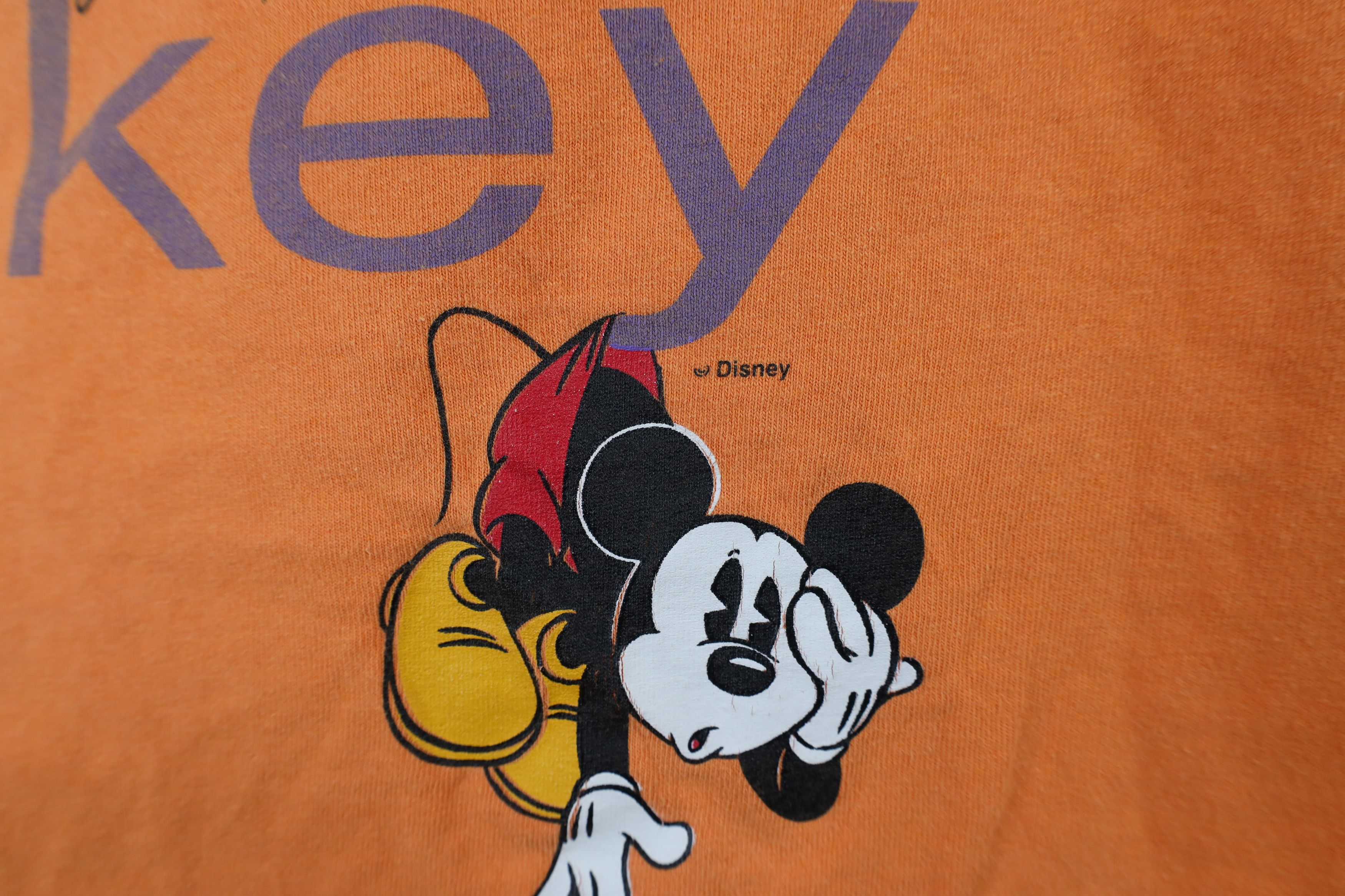 Disney × Vintage Vintage 90s Disney Mickey Mouse Sneeze Short Sleeve T-Shirt Size US XL / EU 56 / 4 - 4 Thumbnail