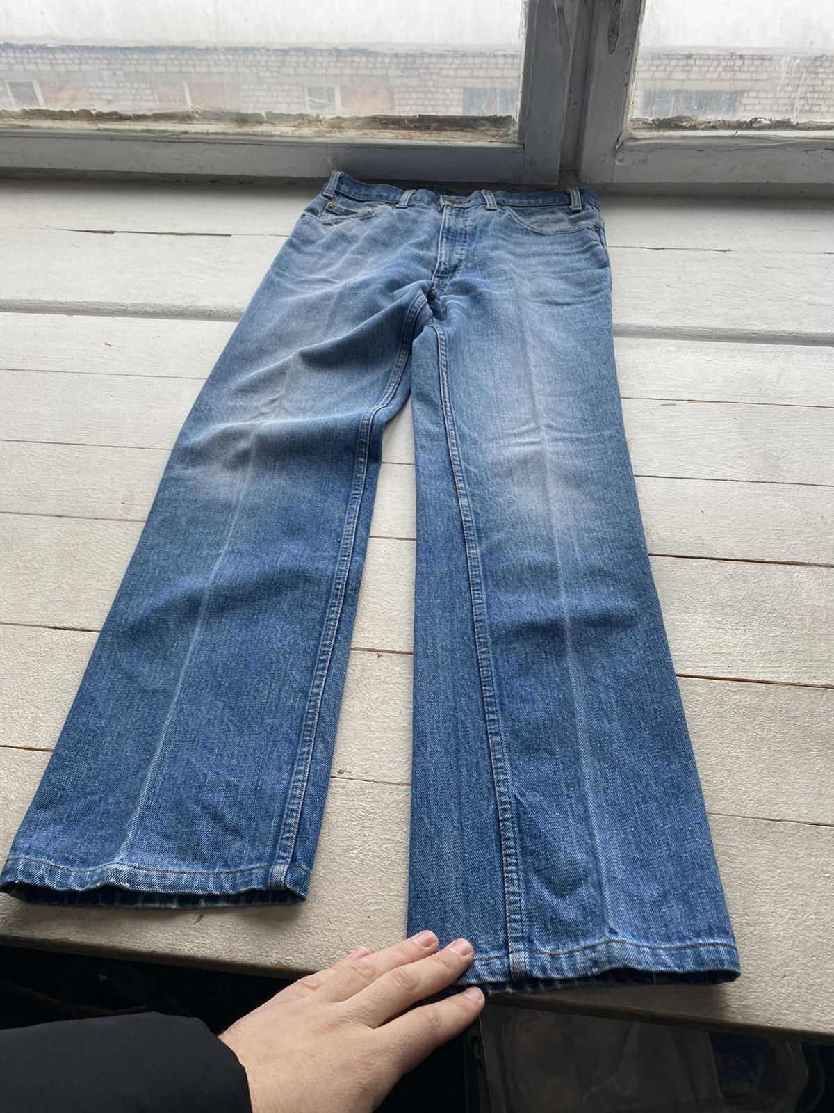 Levi's Vintage Clothing 90s vntg Levi’s Orang Tab Light Wash Denim Jeans Faded Blue Size US 32 / EU 48 - 3 Thumbnail