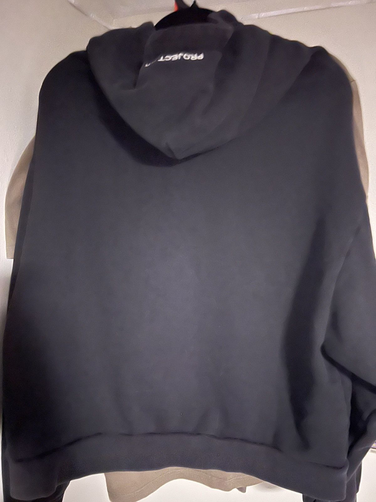 ★関税込★Project G/R★Mixed Printed Vintage Hoodie★Black★ ☆関税込☆Project G/R☆Mind Slaughter Vintage Washeed Hoodie