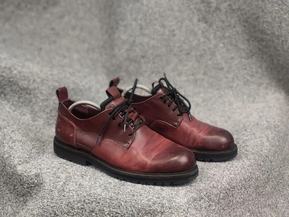 G-Star G Star Raw Dark Burgundy Leather Derby Shoes Avant Garde Size US 11 / EU 44 - 1 Thumbnail