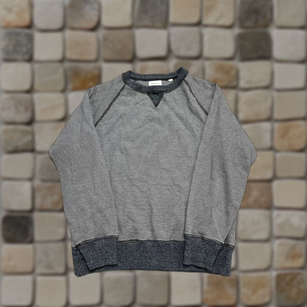 Billy Reid Billy Reid Sweater Mens Large Gray Cotton Knit Pullover Size US L / EU 52-54 / 3 - 1 Thumbnail