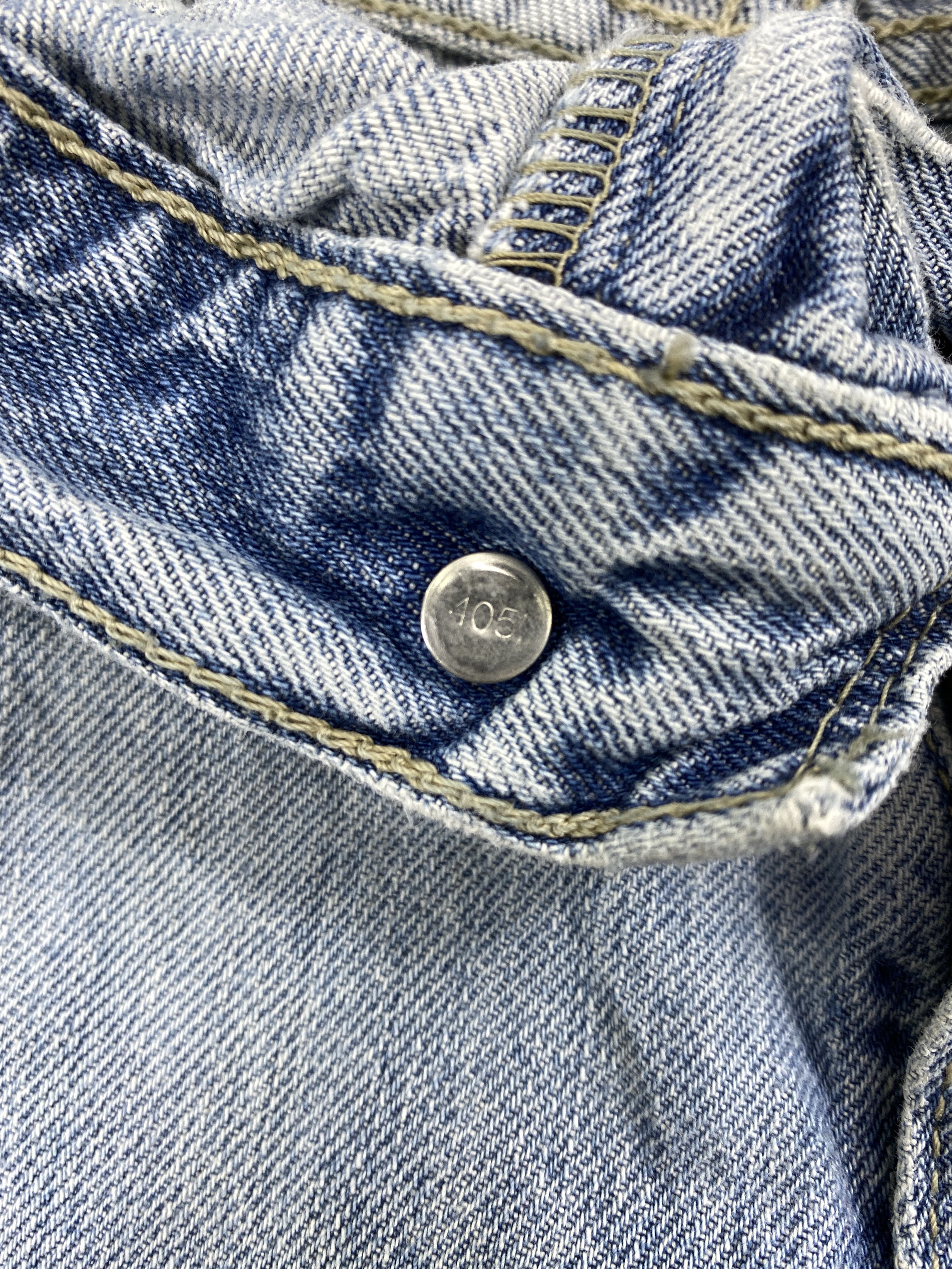 Levi's Light Blue Wash Vintage Levi's 559 35x32 Denim -SJ057 Size US 35 - 7 Thumbnail