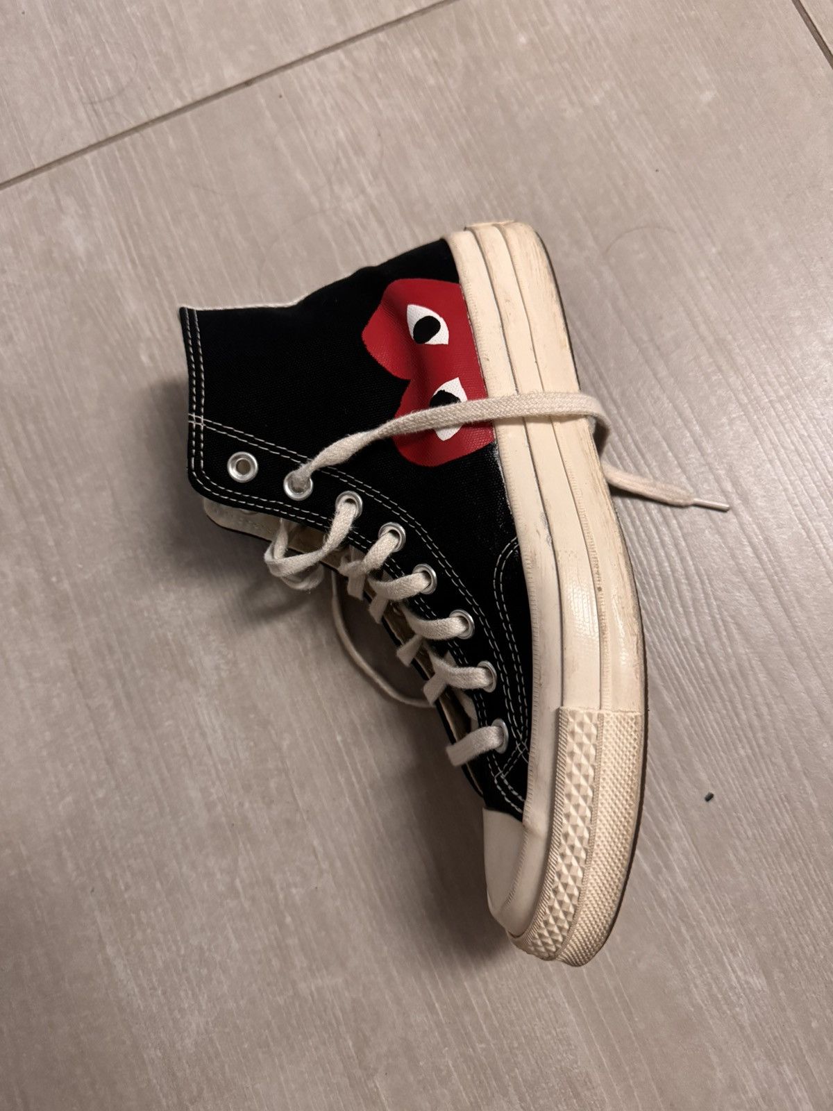 Comme des Garcons × Converse Comme des garcons x converse high tops Size US 9 / IT 39 - 2 Thumbnail