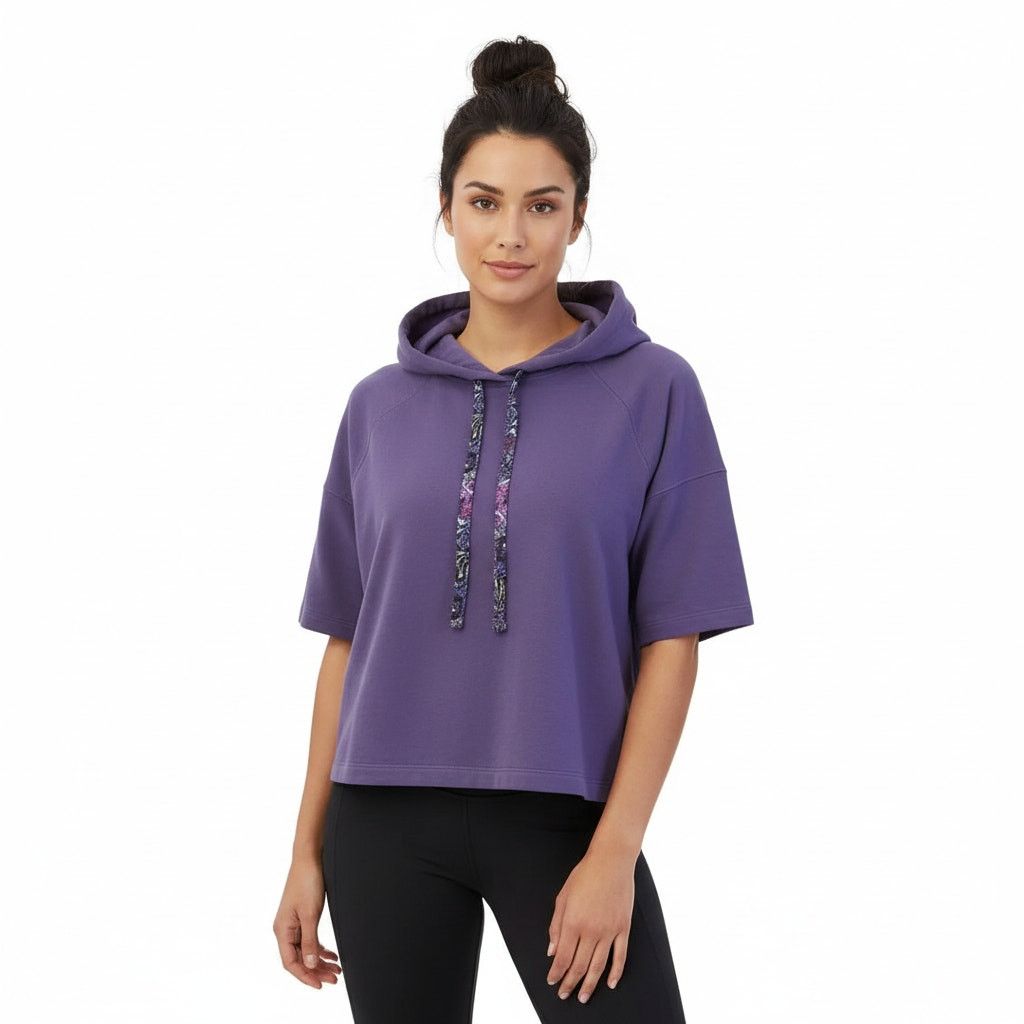 Vera Bradley VERA BRADLEY Amethyst/Purple Danica Hoodie, M SRP: $70 Size M / US 6-8 / IT 42-44 - 6 Thumbnail