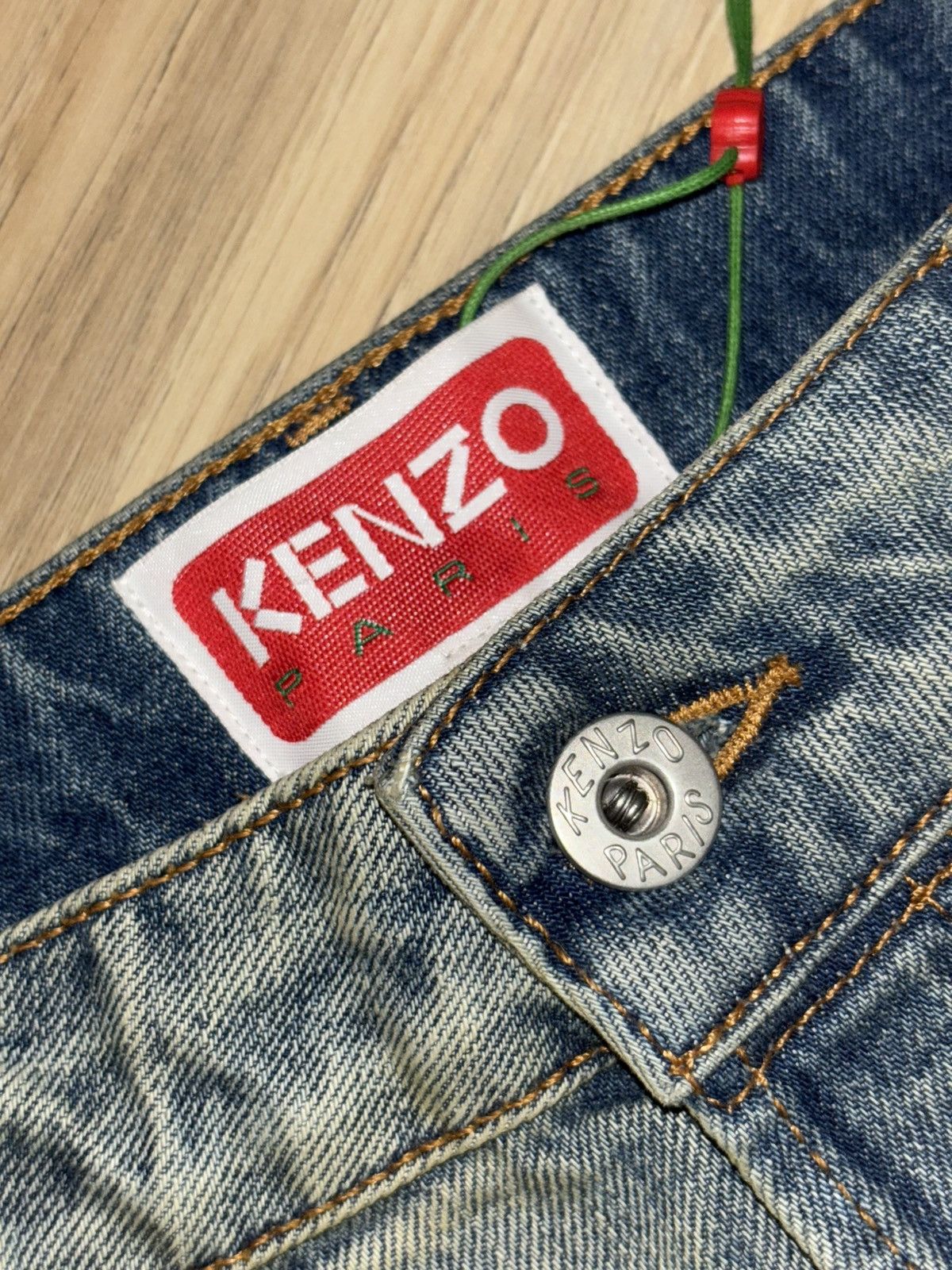 Kenzo Kenzo Bara mid-rise slim-fit jeans Denim Size US 32 / EU 48 - 3 Thumbnail