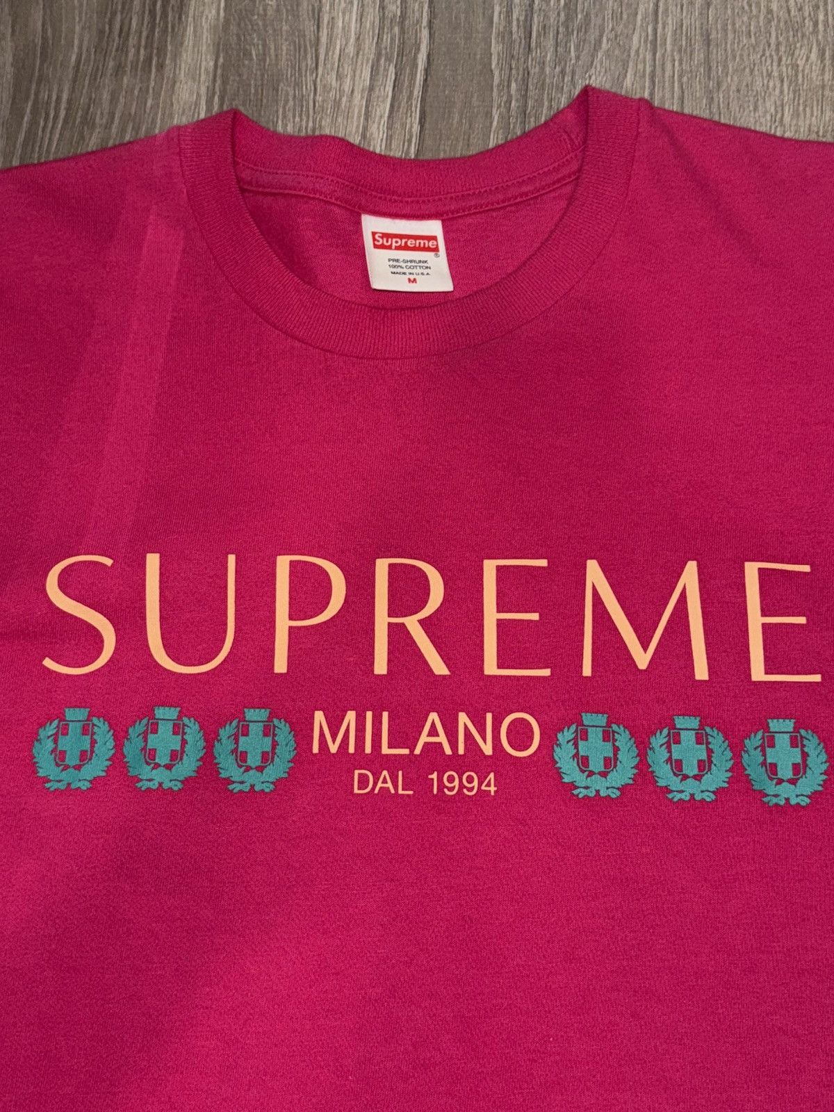 Supreme Supreme Milano Tee Size US M / EU 48-50 / 2 - 4 Thumbnail