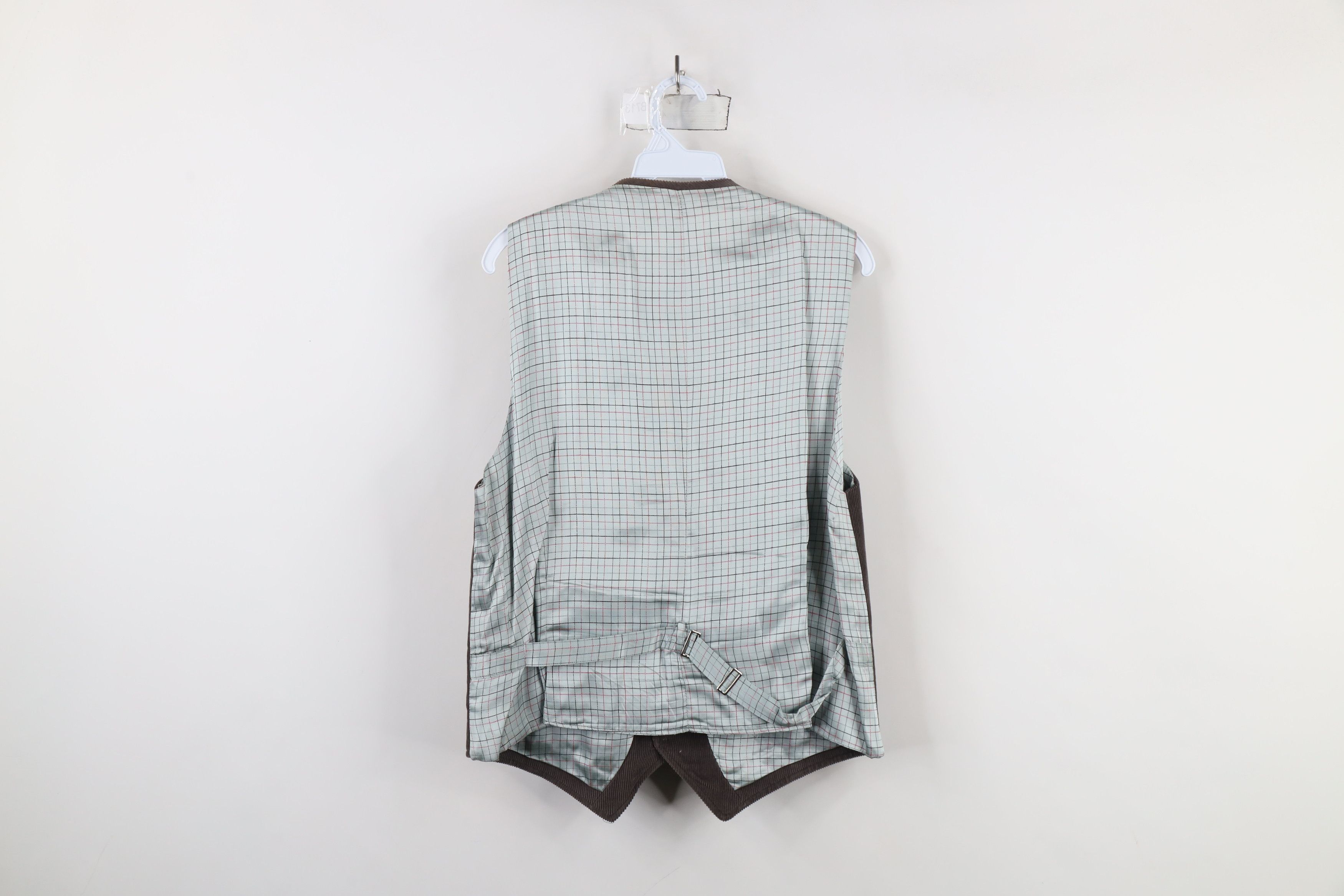 Vintage Vintage 70s Streetwear Buckle Back Corduroy Vest Jacket Size US M / EU 48-50 / 2 - 12 Thumbnail