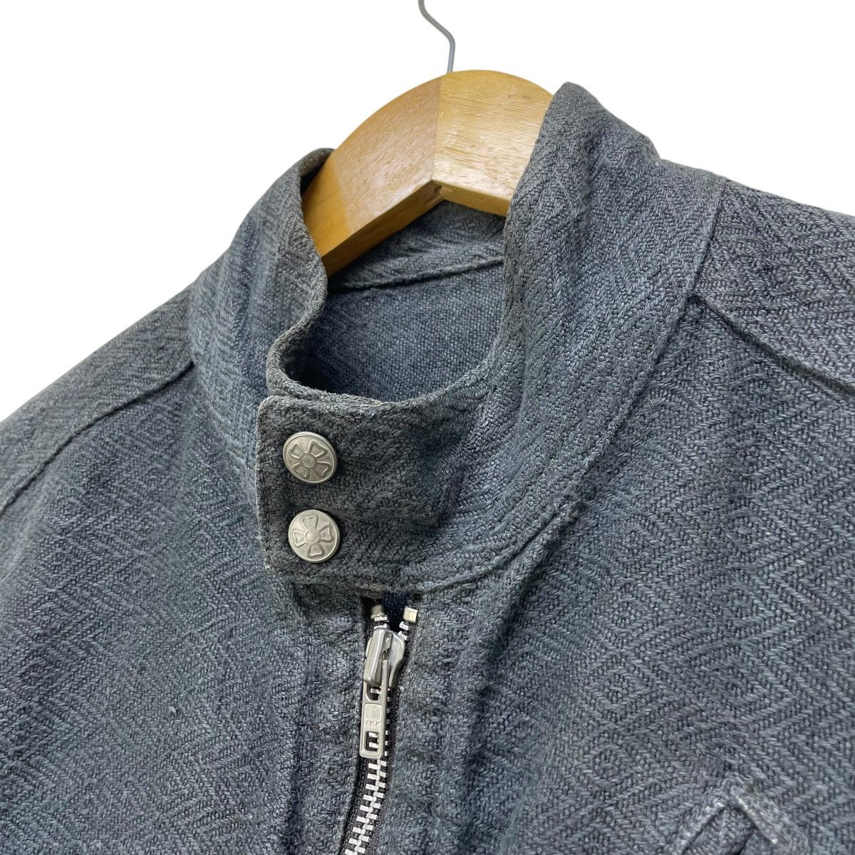 Kapital 💥Avant Garde Hemp Biker Jacket Size US M / EU 48-50 / 2 - 3 Thumbnail