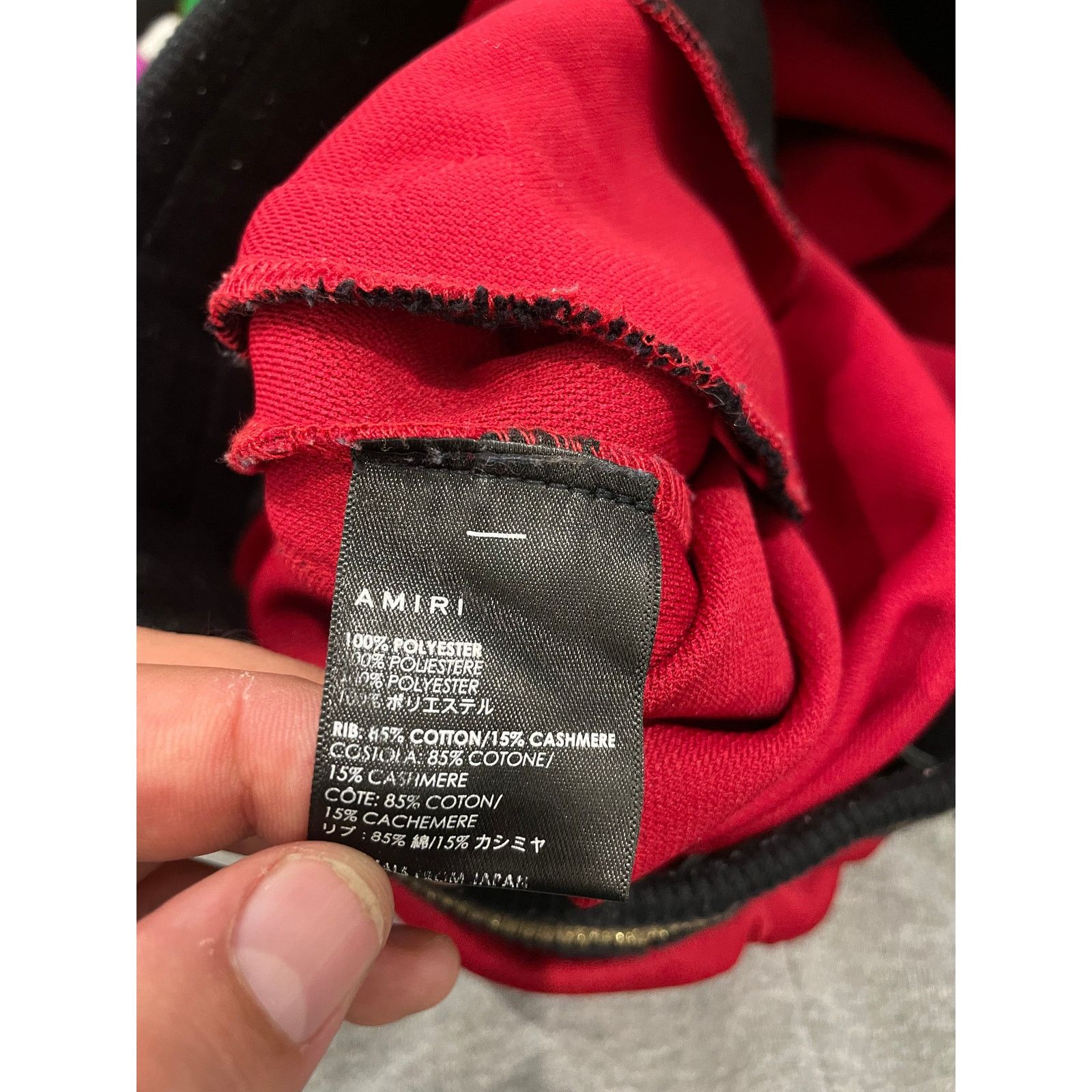 Amiri Amiri Lovers Track Pants Red XS Used Size US 28 / EU 44 - 3 Thumbnail