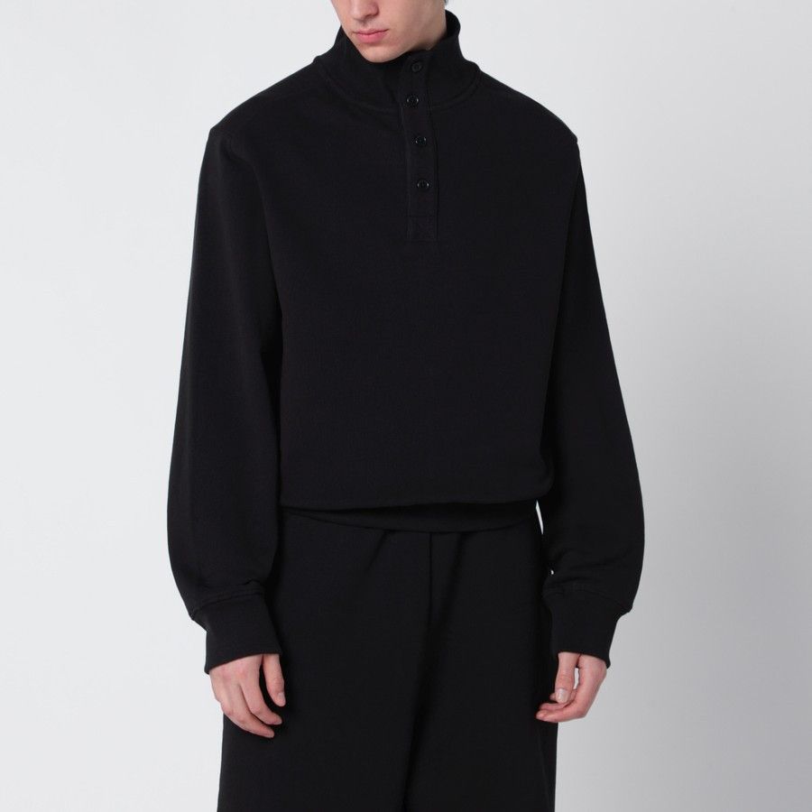 Entire Studios o1d2blof0226 Cotton Buttoned Sweater in Black Size US M / EU 48-50 / 2 - 1 Thumbnail