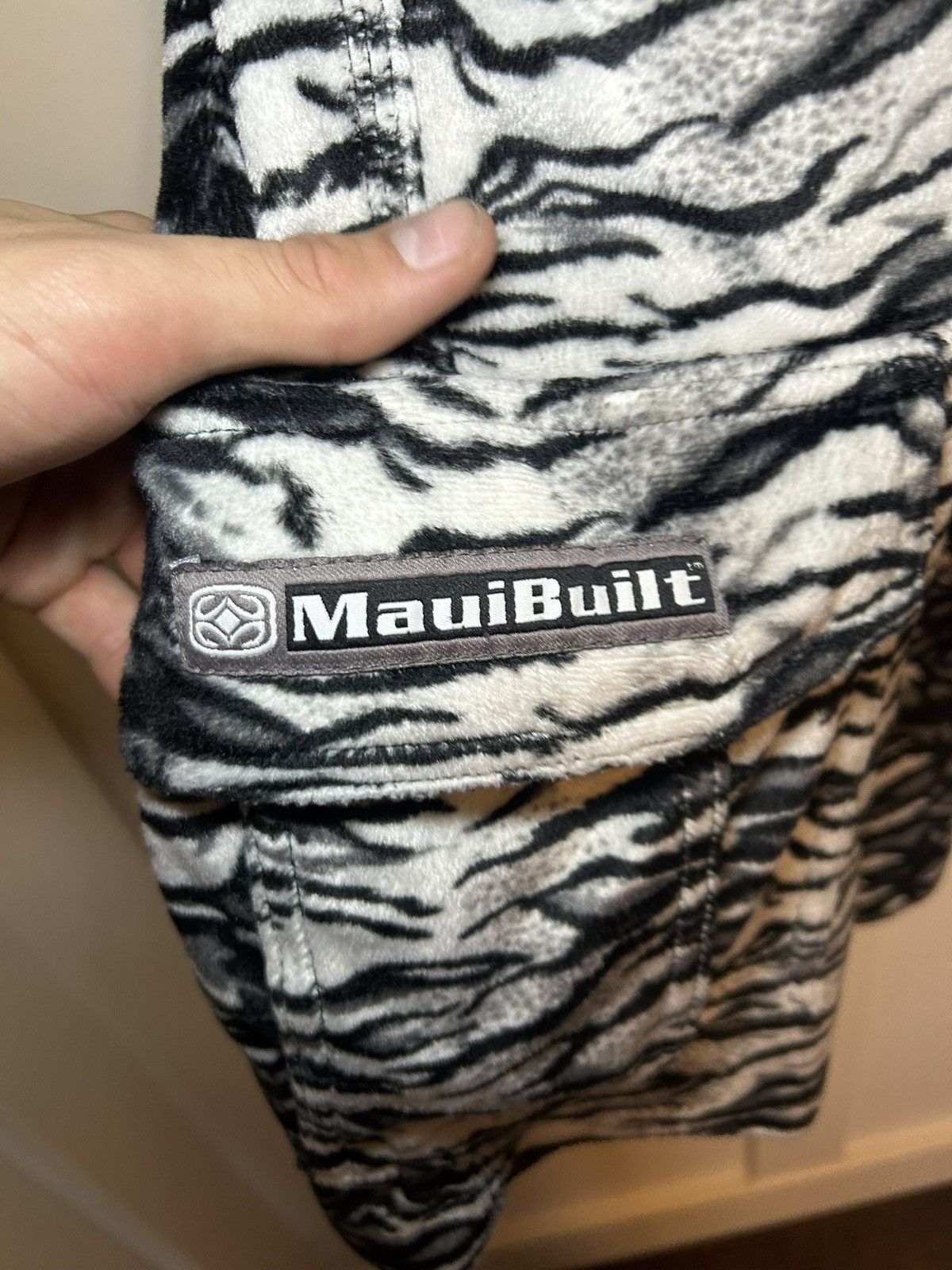 Other Vintage Maui Built fur zebra swim shorts Size US 36 / EU 52 - 3 Thumbnail