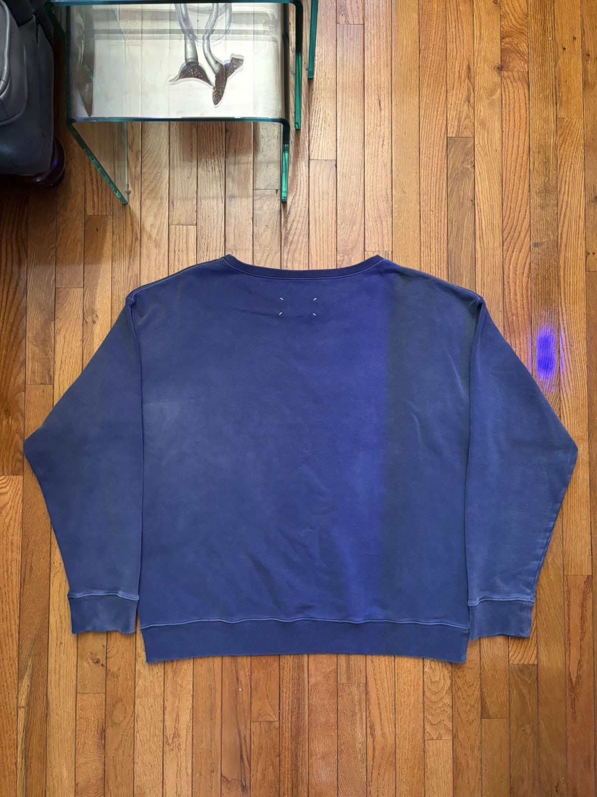 Maison Margiela Maison Margiela SS23 Distressed Appliqué Logo Crewneck Size US L / EU 52-54 / 3 - 2 Thumbnail
