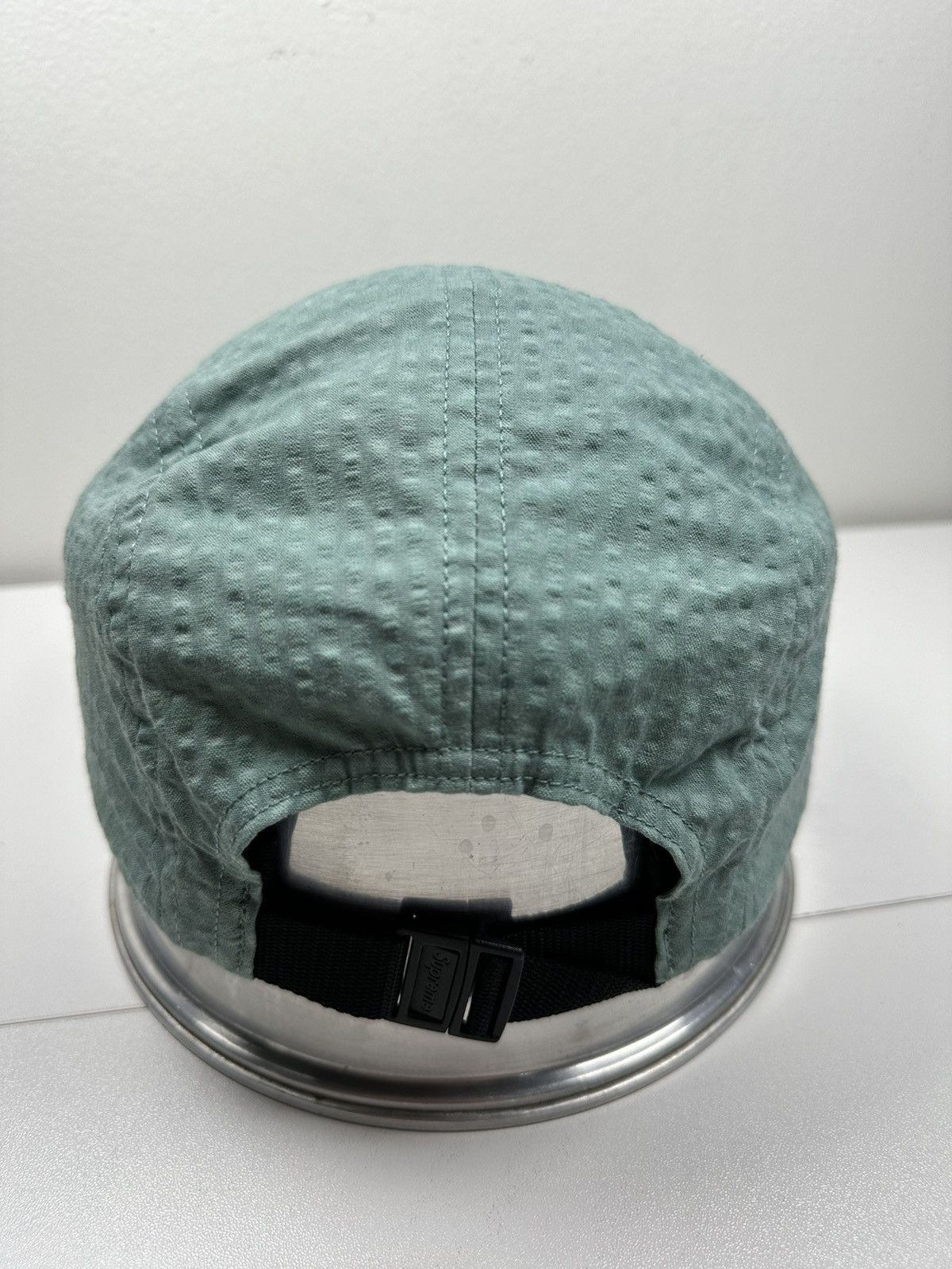 Supreme Supreme Washed Seersucker Camp Cap Hat Size ONE SIZE - 5 Thumbnail