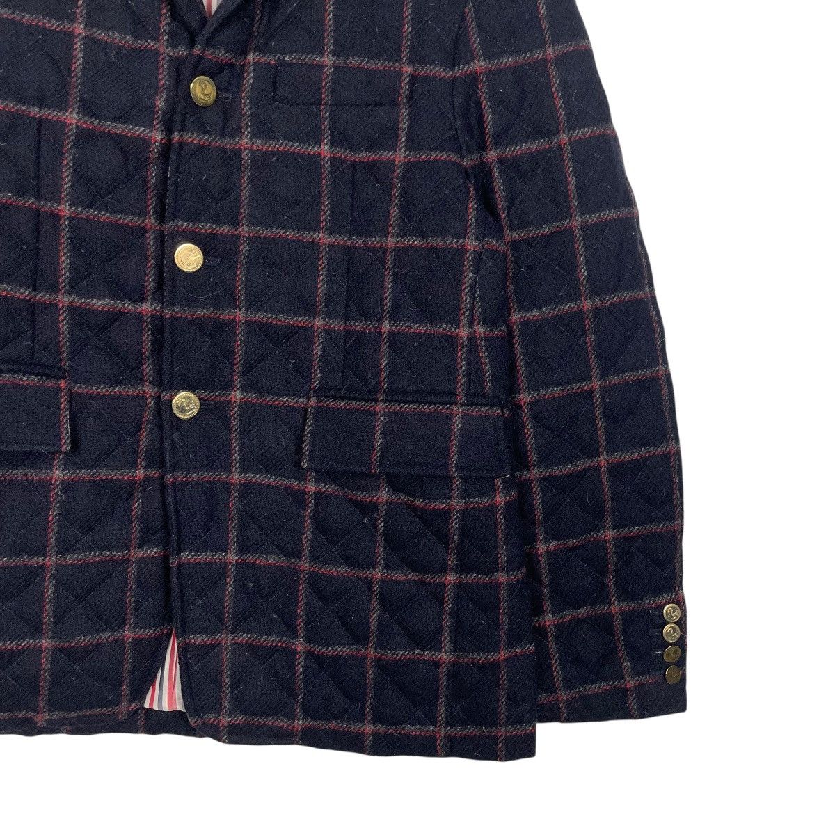 Thom Browne Thom Browne Wool Tartan Casual Jacket Size US M / EU 48-50 / 2 - 4 Thumbnail