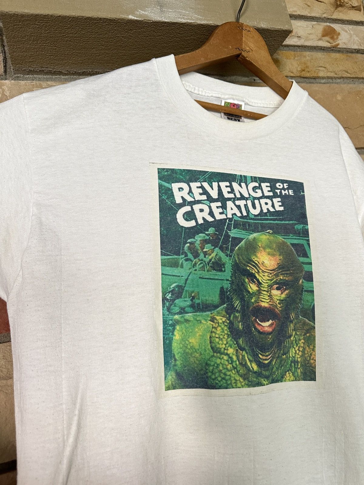 Vintage Vintage 90s Revenge of the Creature Graphic Tee Size US L / EU 52-54 / 3 - 5 Thumbnail