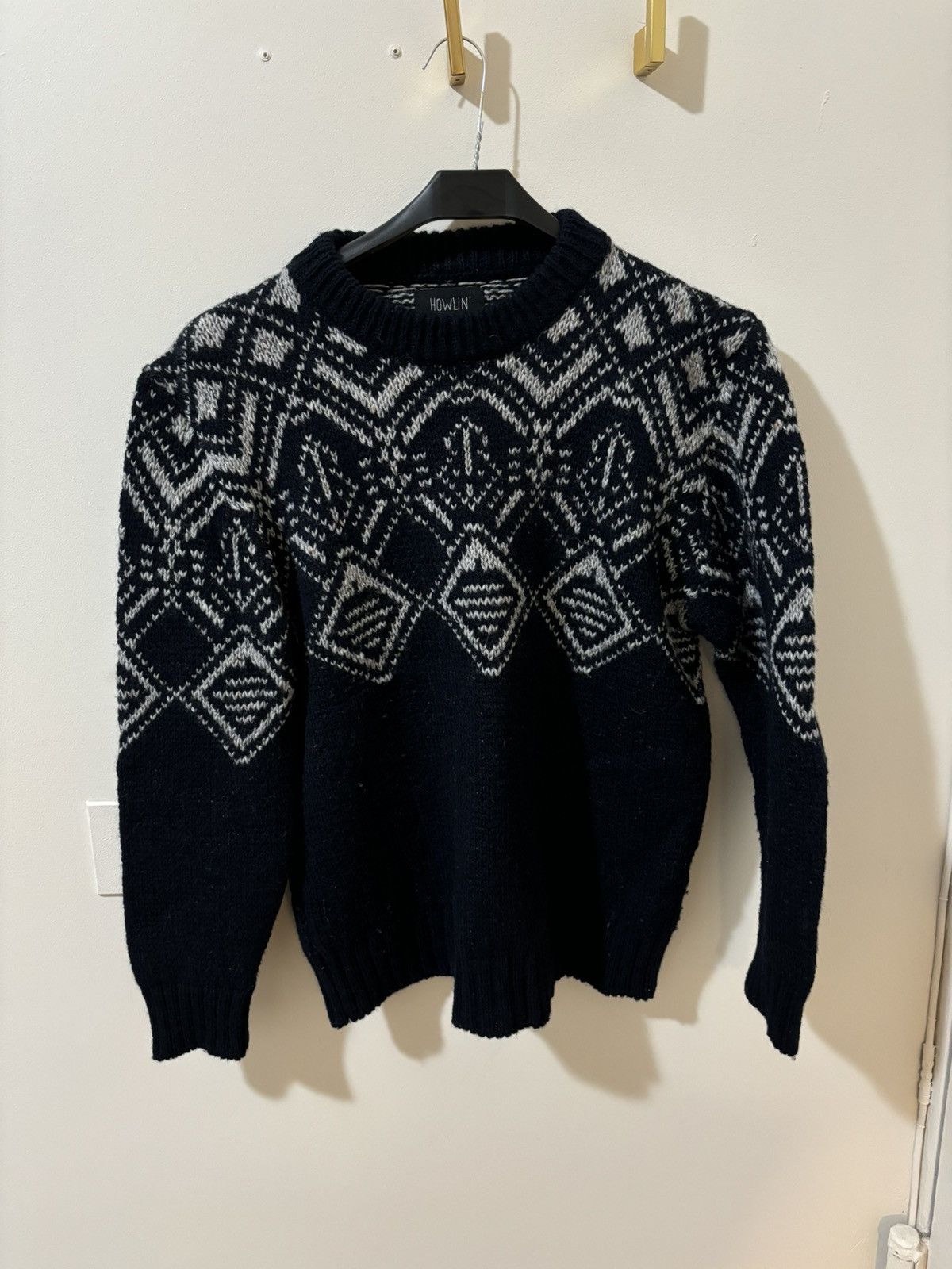 Howlin' by Morrison Knitted Memories Navy Sweater