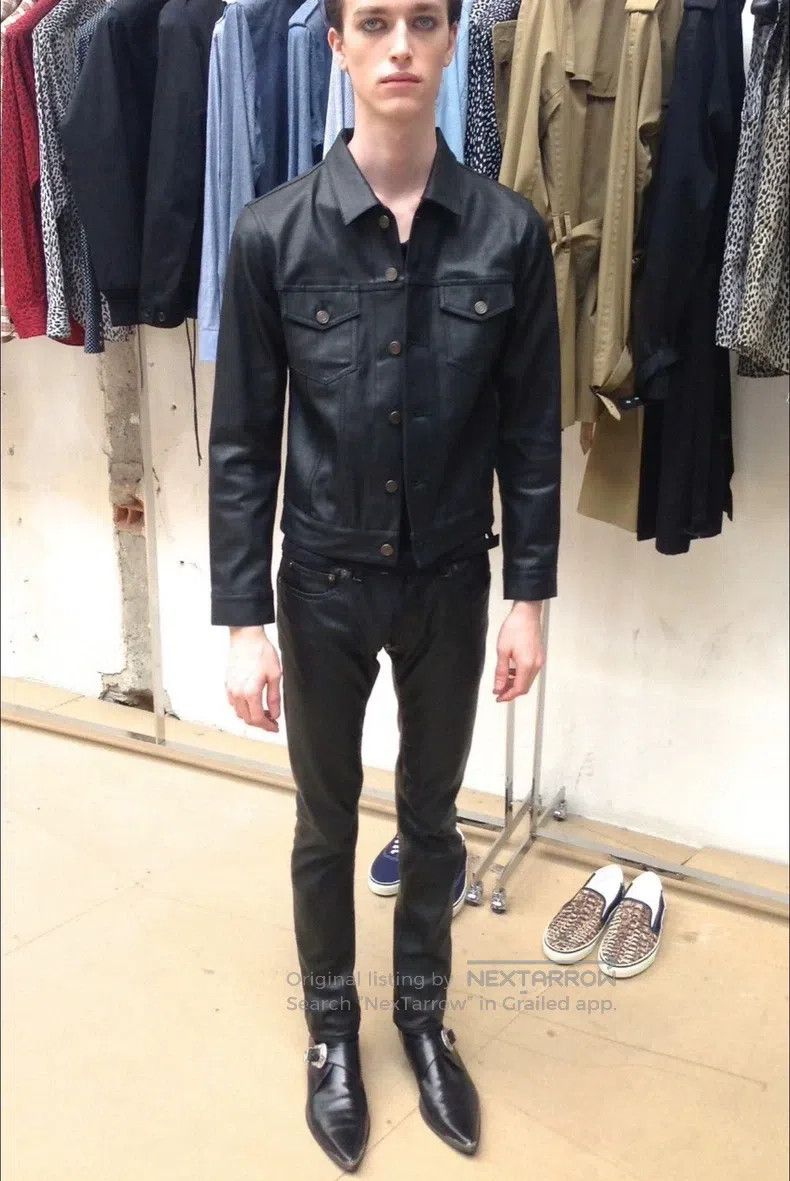 Saint Laurent Paris Saint Laurent Paris Original Brushed Black Washed Basic De Size US S / EU 44-46 / 1 - 5 Thumbnail