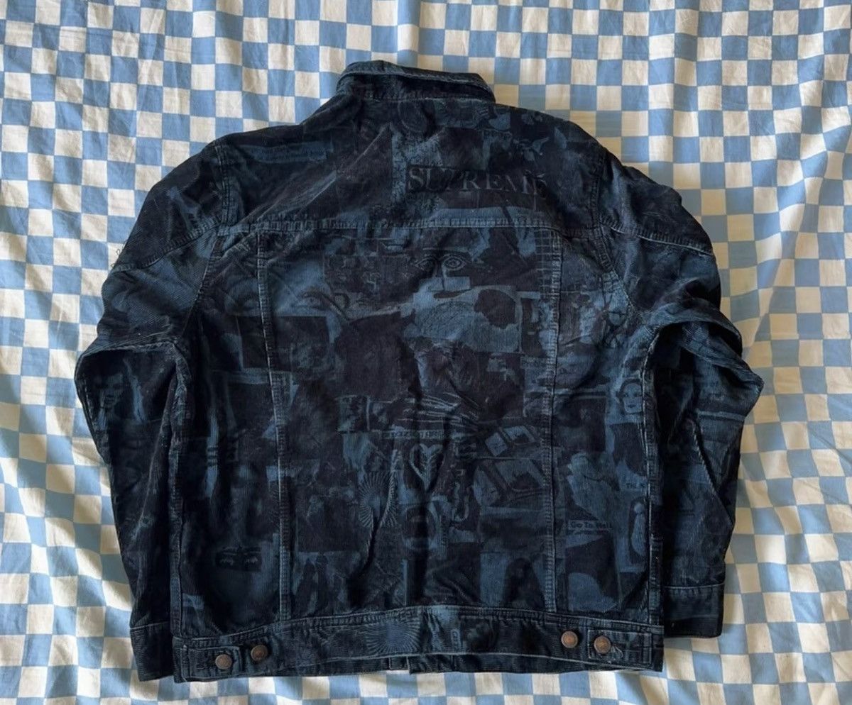 Supreme Supreme 18ss vibrations corduroy Trucker work jacket Size US M / EU 48-50 / 2 - 2 Thumbnail