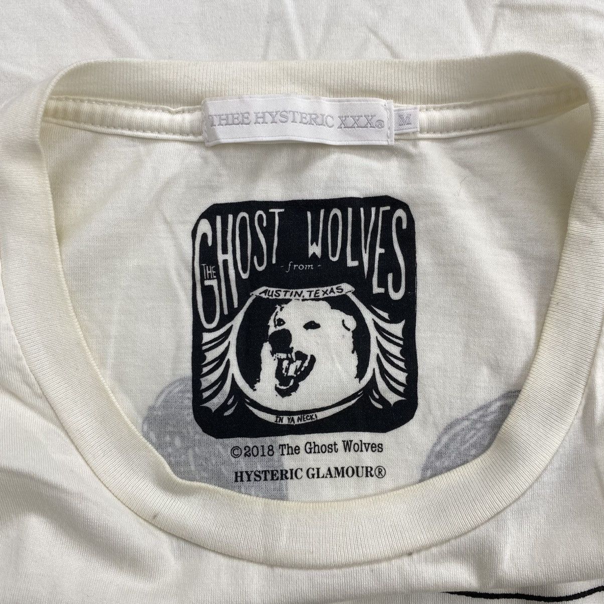 Hysteric Glamour Hysteric Glamour x The Ghost Wolves Print Tee Japanese Brand Size US M / EU 48-50 / 2 - 5 Thumbnail