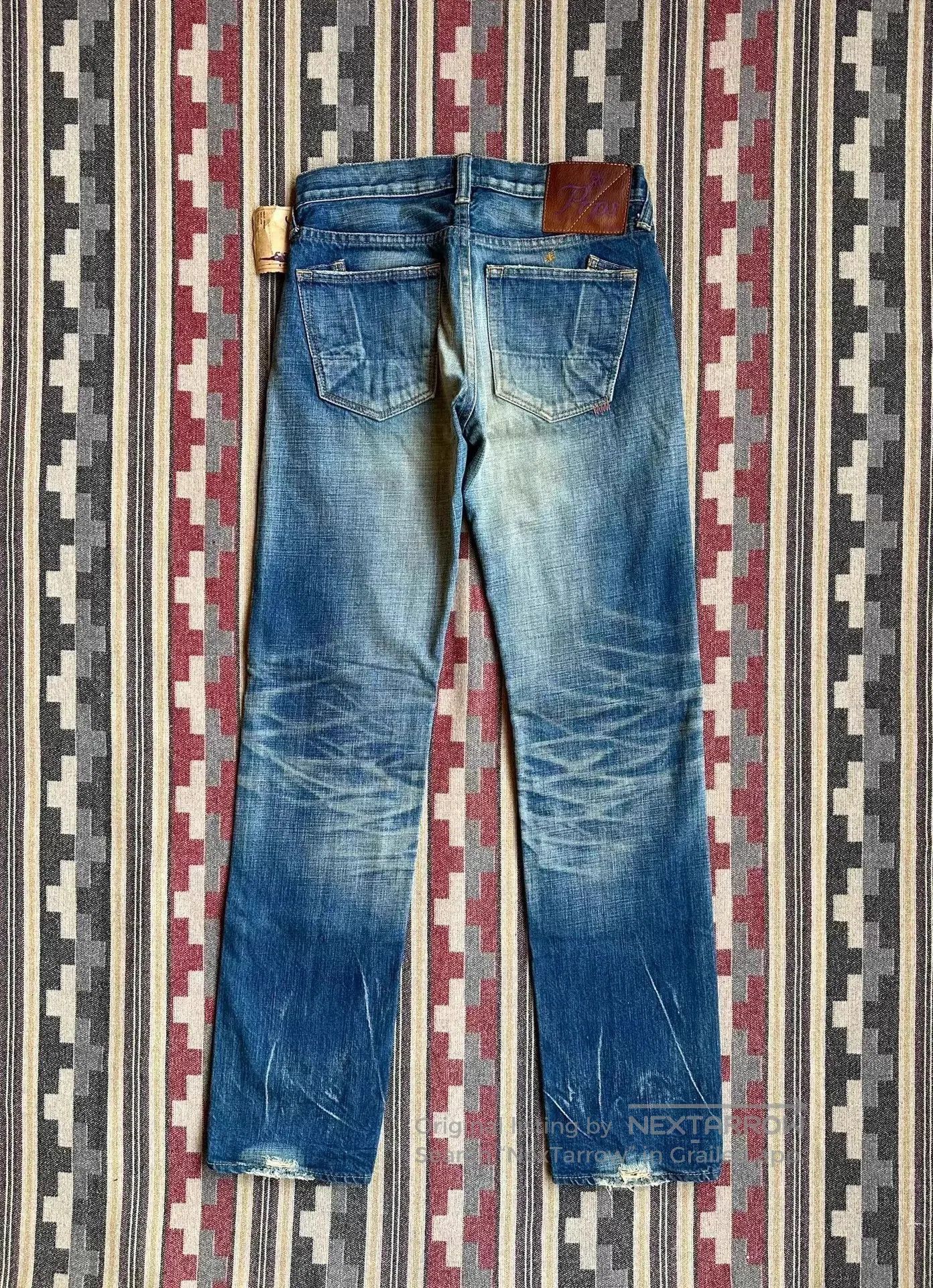Prps Blue Denim Jeans with Distressed Fading. Size US 30 / EU 46 - 2 Thumbnail
