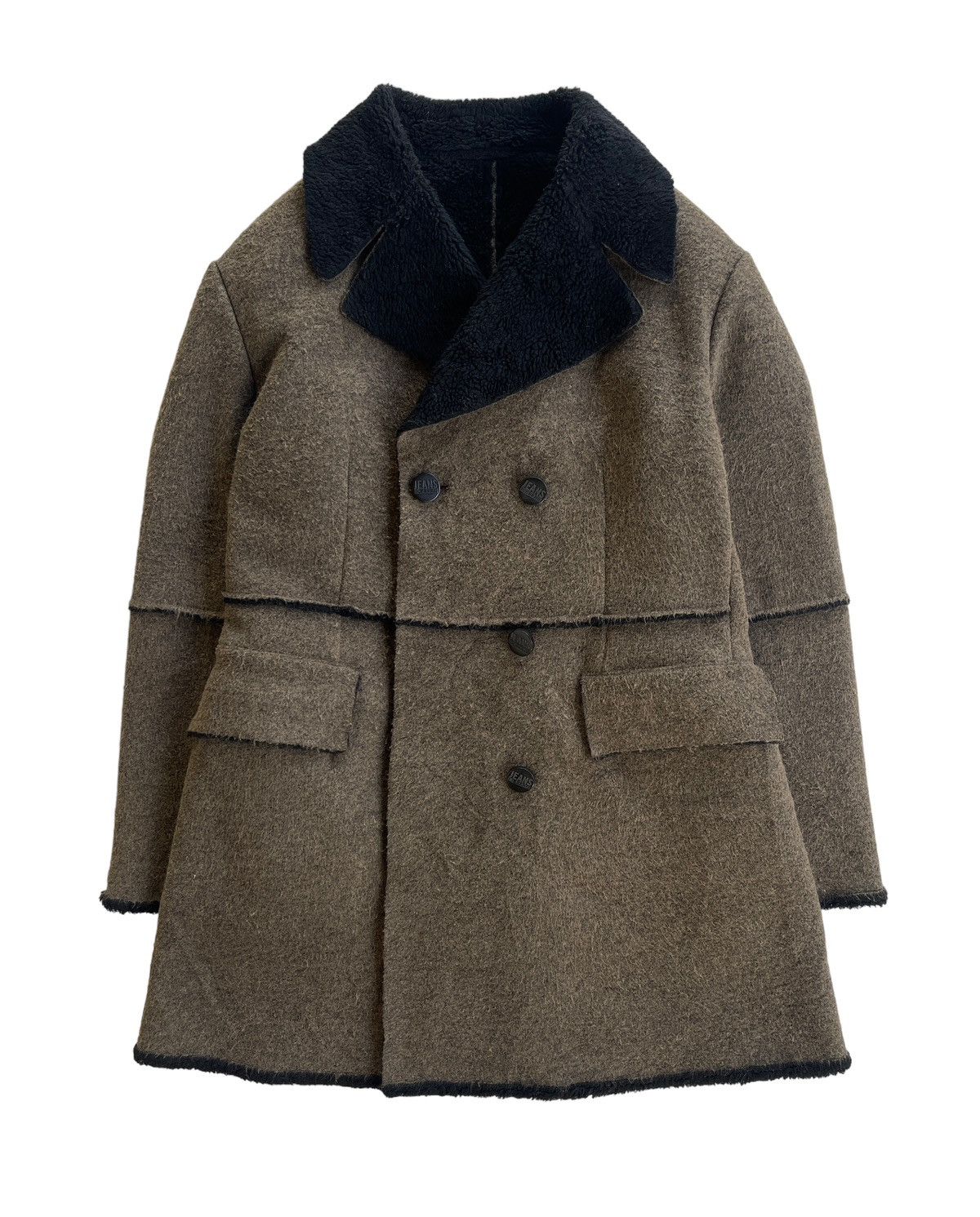 Iceberg Iceberg Wool Double Breasted Sherpa Jacket Size S / US 4 / IT 40 - 1 Thumbnail
