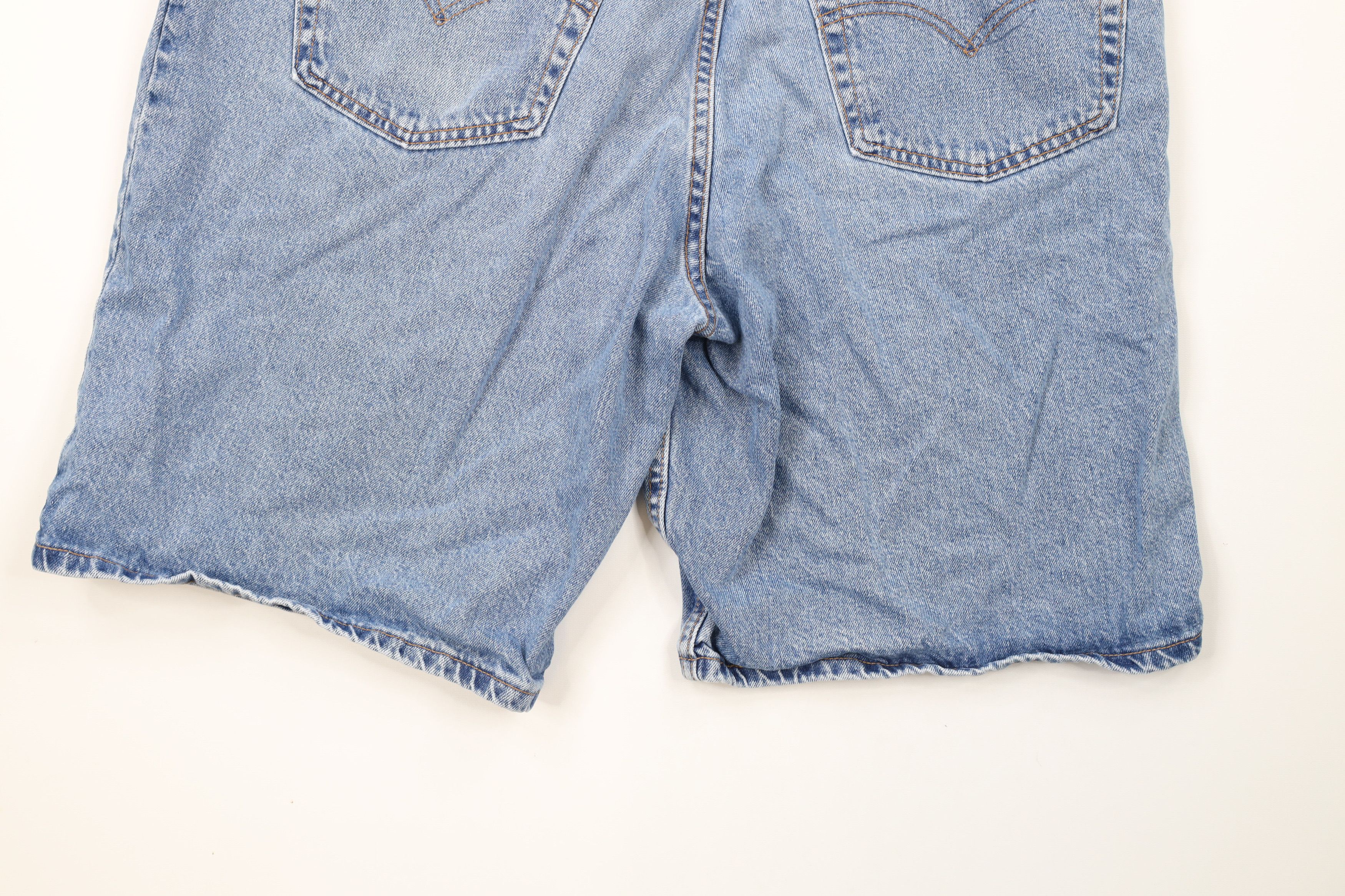 Levi's × Vintage Vintage Y2K 2000 Levis 560 Loose Fit Denim Shorts Jorts USA Size US 38 / EU 54 - 10 Thumbnail