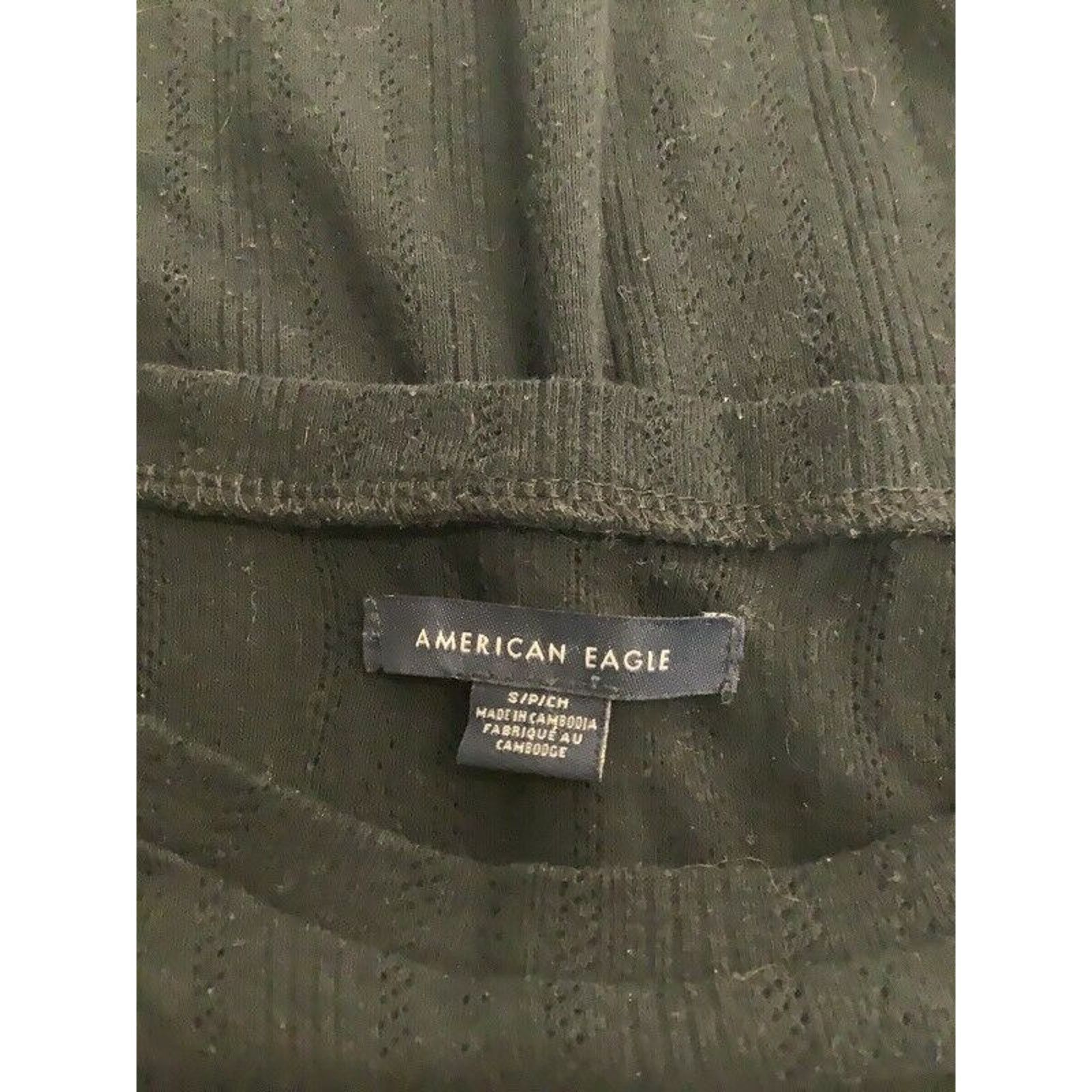 American Eagle Outfitters American Eagle Outfitters Womens Blouse Black Long Sleeve S Size S / US 4 / IT 40 - 3 Thumbnail