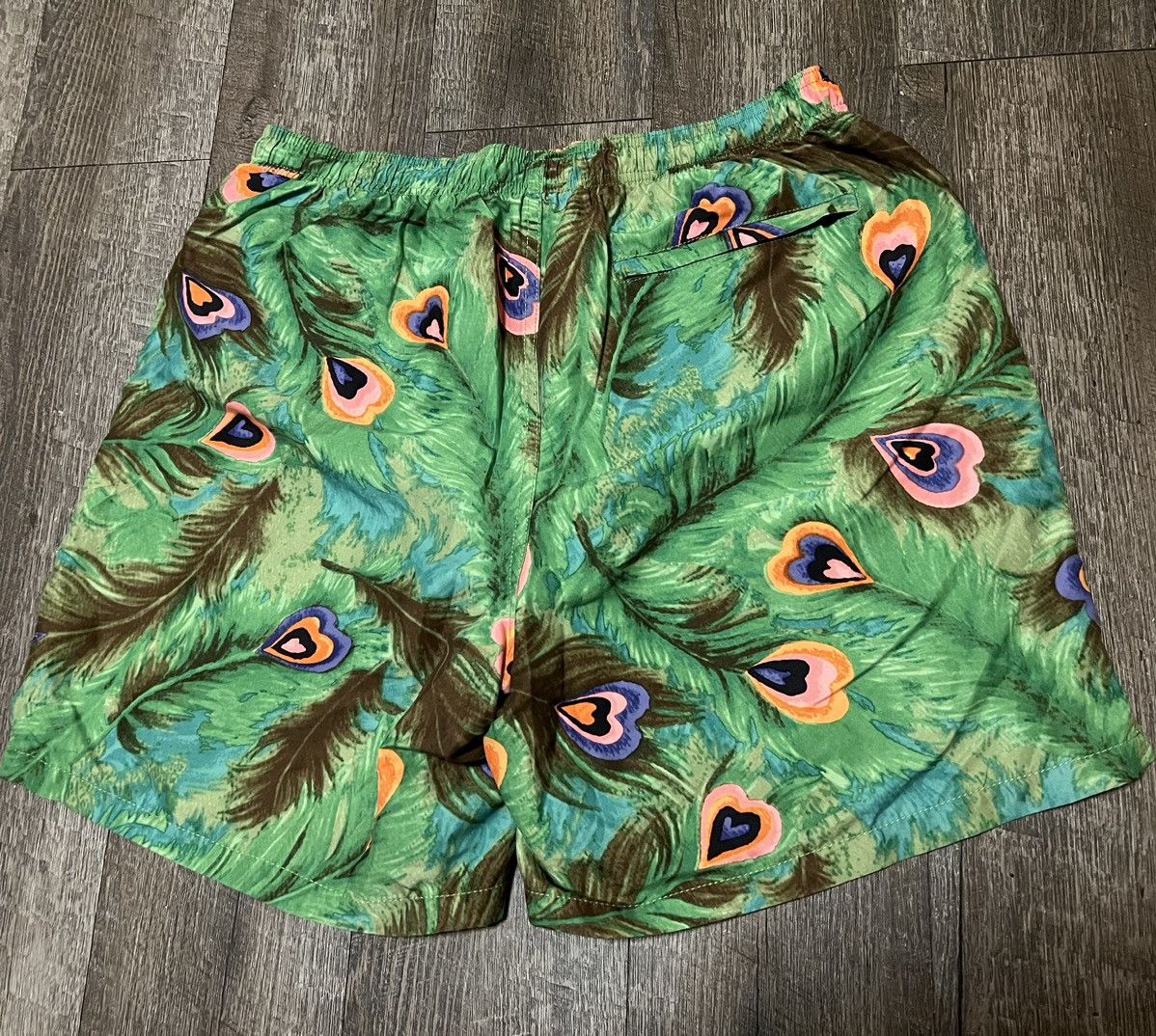 Stussy Stussy Peacock Print Swim Shorts Size Medium Size US 32 / EU 48 - 2 Thumbnail