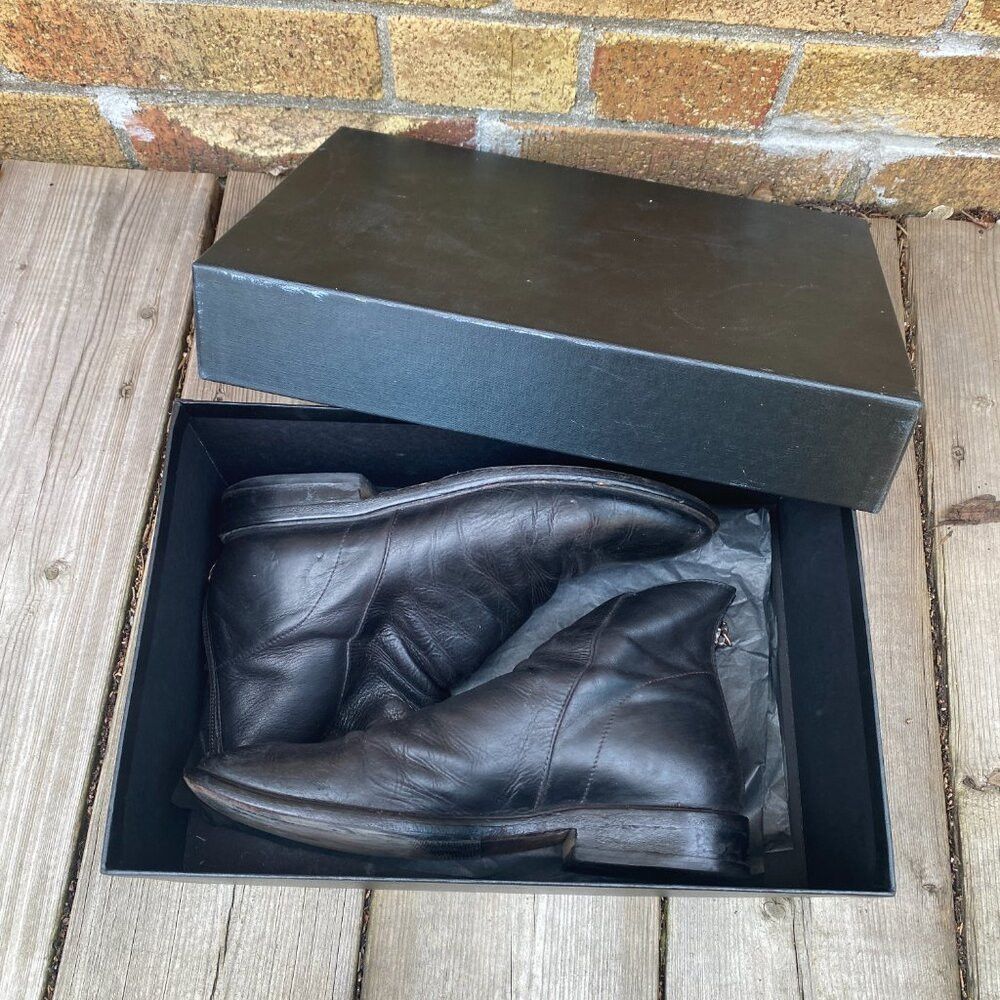 Vintage Strategia Guanto Jenny Leather Boots Size - Main Image