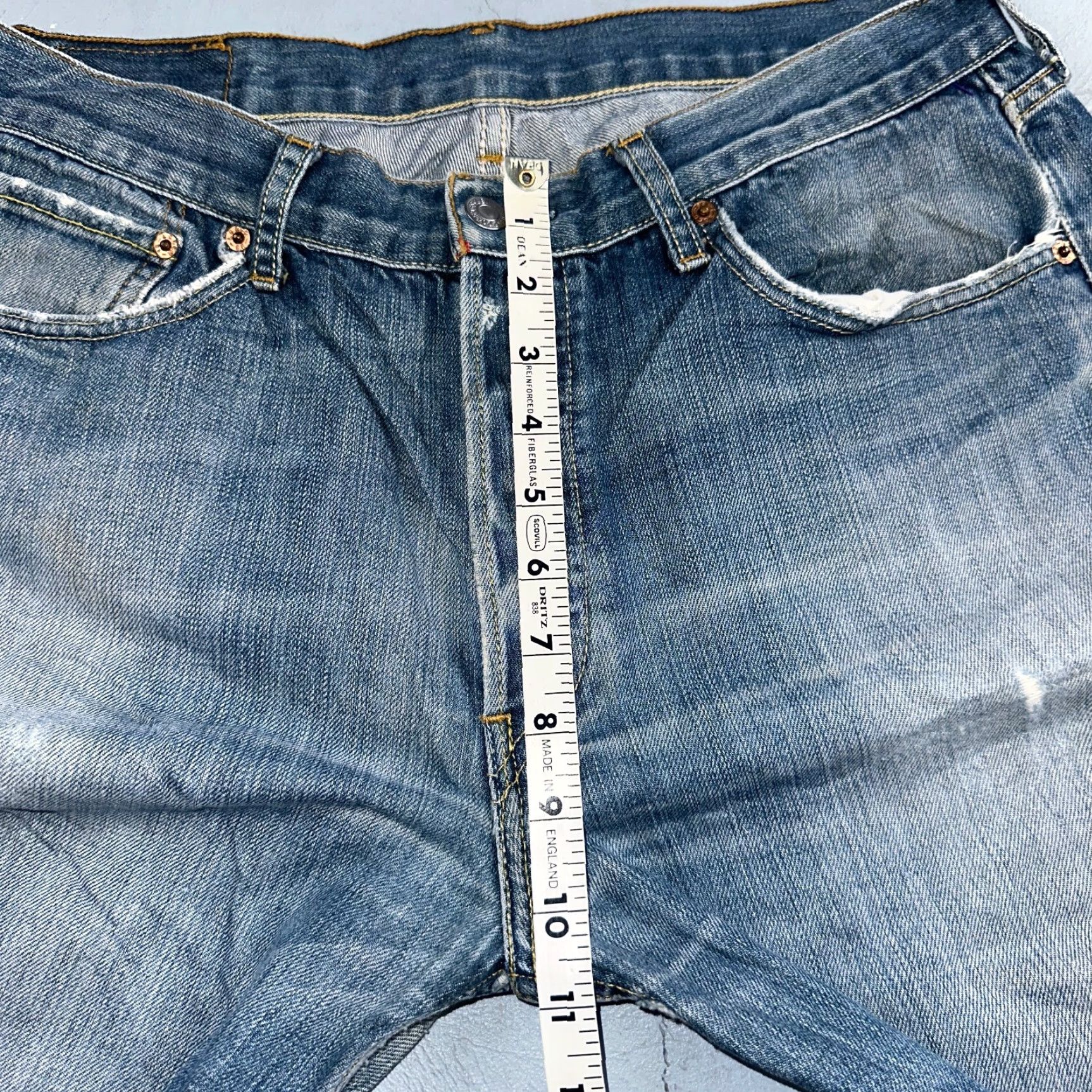 Levi's VINTAGE Levi's 501 Jeans Men Regular Fit Straight Leg 34x34 Blue 90s Denim Retro Size US 34 / EU 50 - 7 Thumbnail
