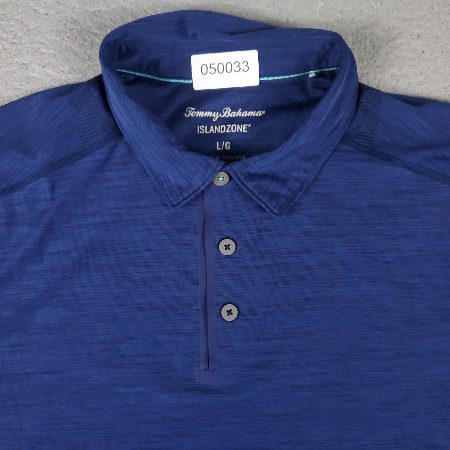 Tommy Bahama Tommy Bahama Shirt Mens Large Blue Polyester Short Sleeve Polo Casual Size US L / EU 52-54 / 3 - 2 Thumbnail