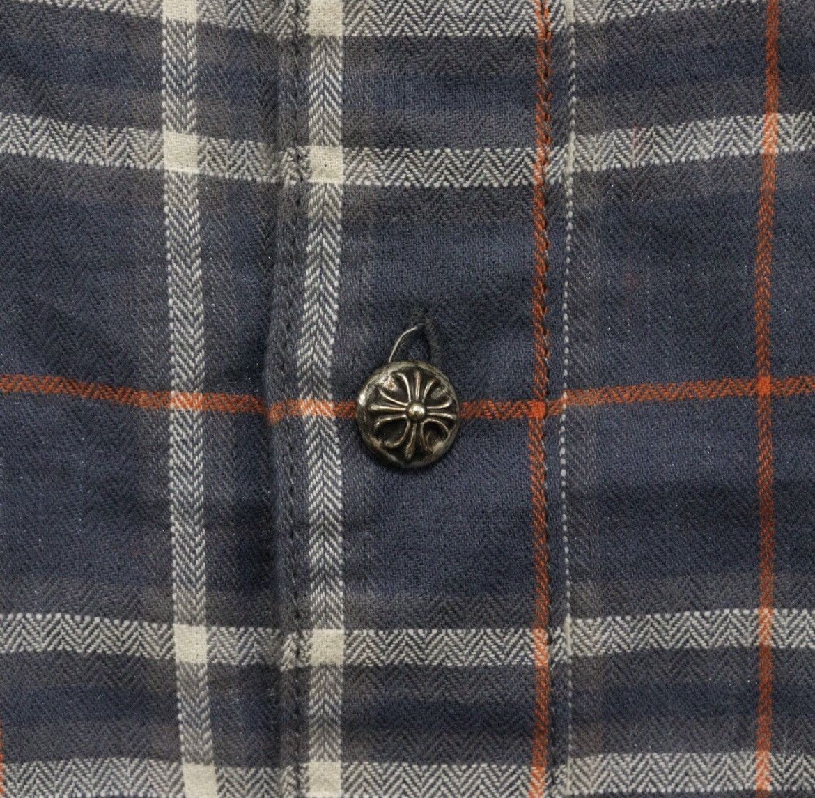 Chrome Hearts Chrome Hearts Cross ball leather cross patch check shirts Size US S / EU 44-46 / 1 - 3 Thumbnail