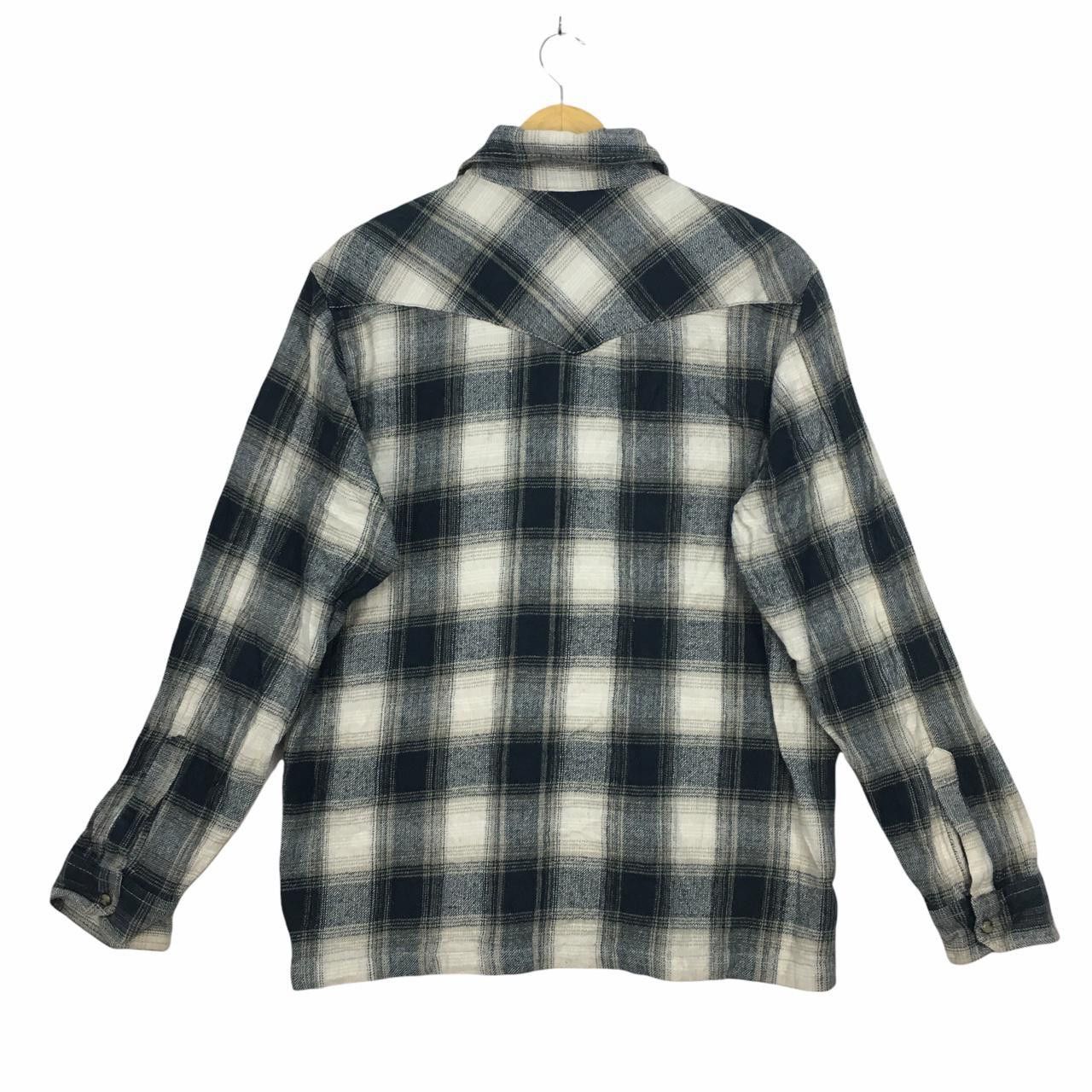 Japanese Brand Vtg Japanese Brand BAFFY Zip Up Long Sleeve Plaid Shirt Size US L / EU 52-54 / 3 - 3 Thumbnail