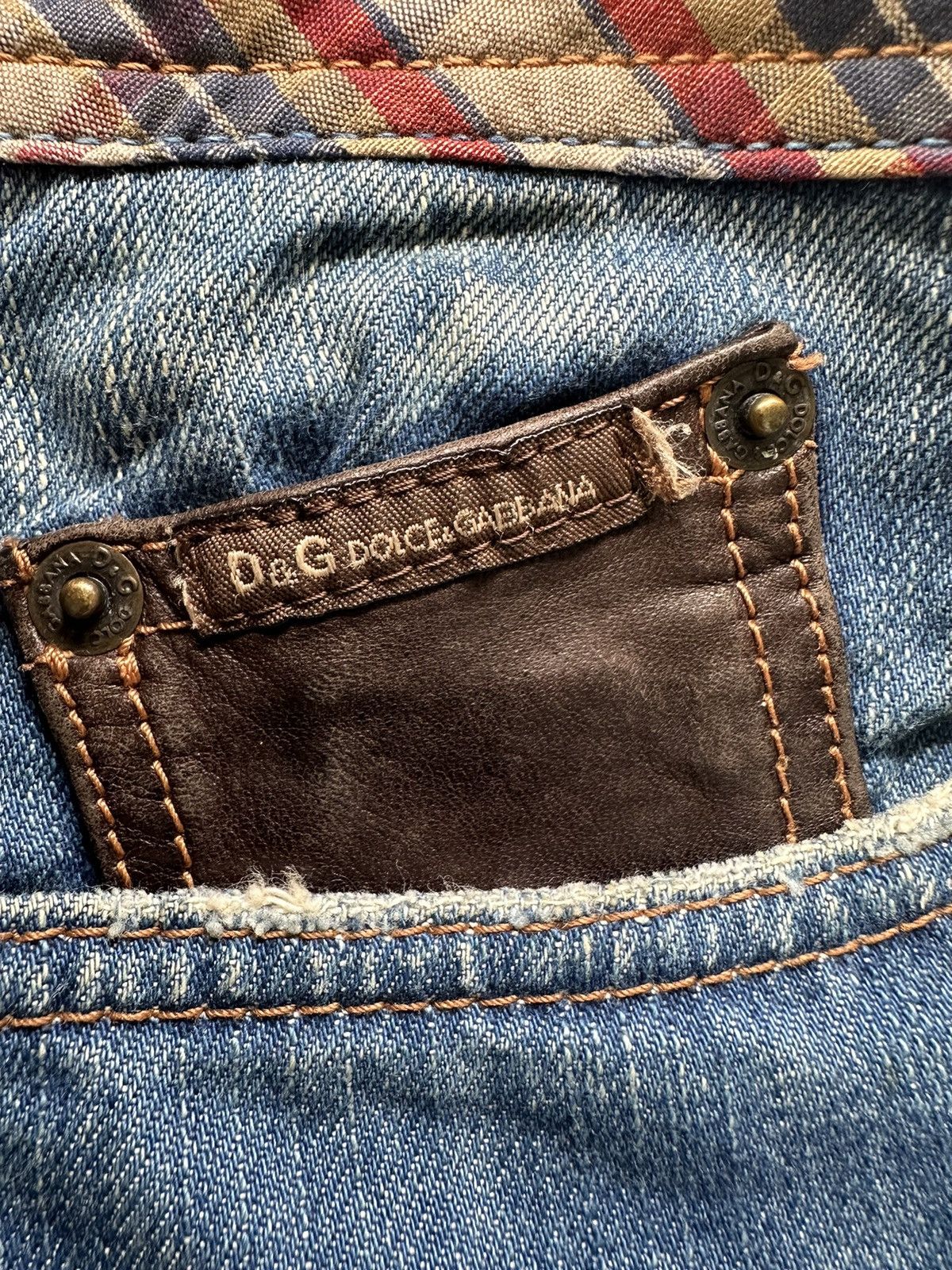 Dolce & Gabbana 2007SS - D&G cummerband spiral denim buckle back Size US 33 - 15 Thumbnail