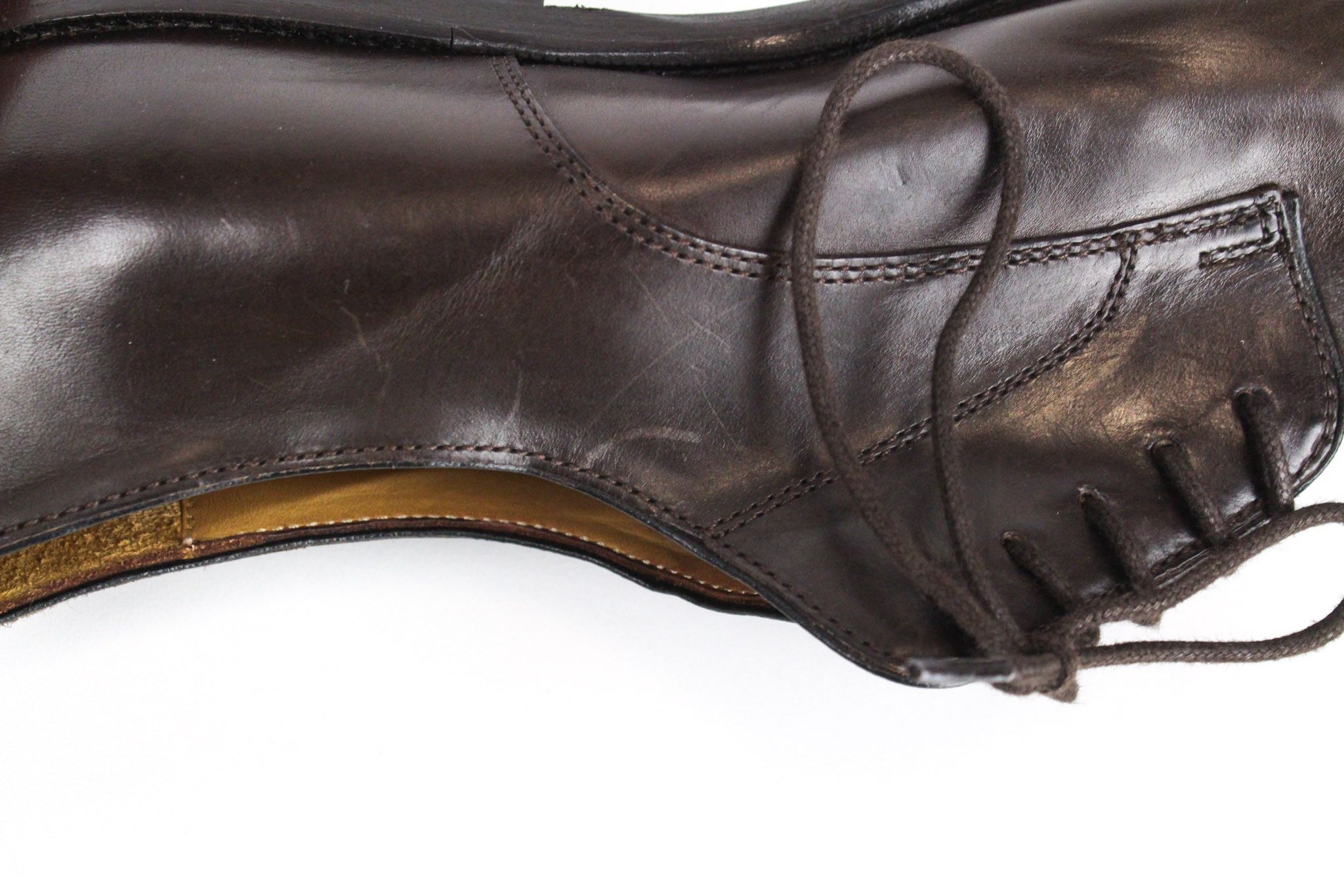 Suitsupply EU43 Brown Leather Low-Top Laced 72584 Size US 10 / EU 43 - 13 Thumbnail