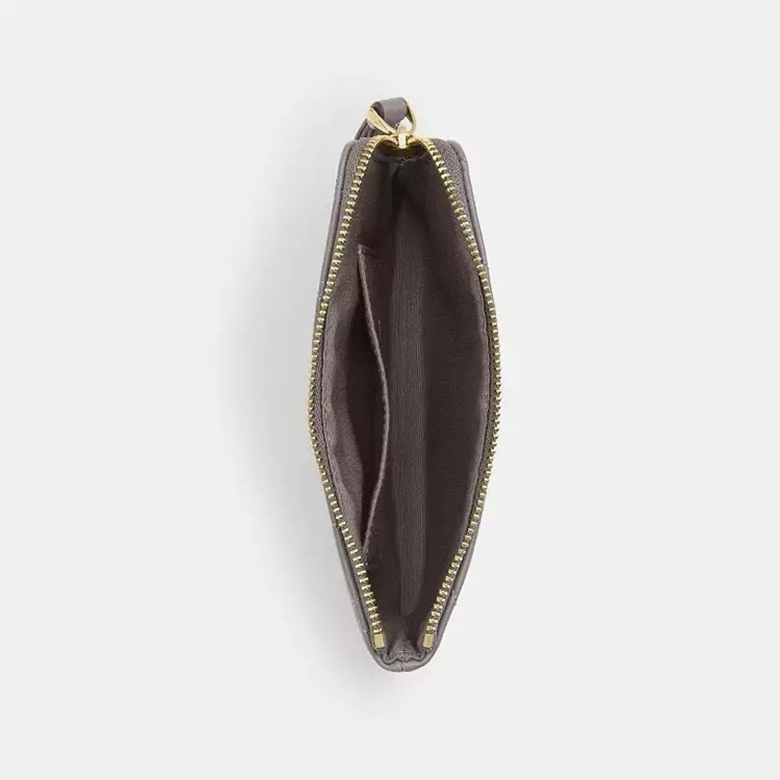 Coach NWT Coach Corner Zip Wristlet CEL99 Gold/Slate leather Size ONE SIZE - 6 Thumbnail