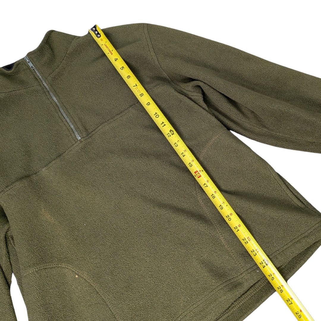 Vintage Vintage Olive Green Quarter Zip Fleece | Everyday Basics Size US M / EU 48-50 / 2 - 5 Thumbnail