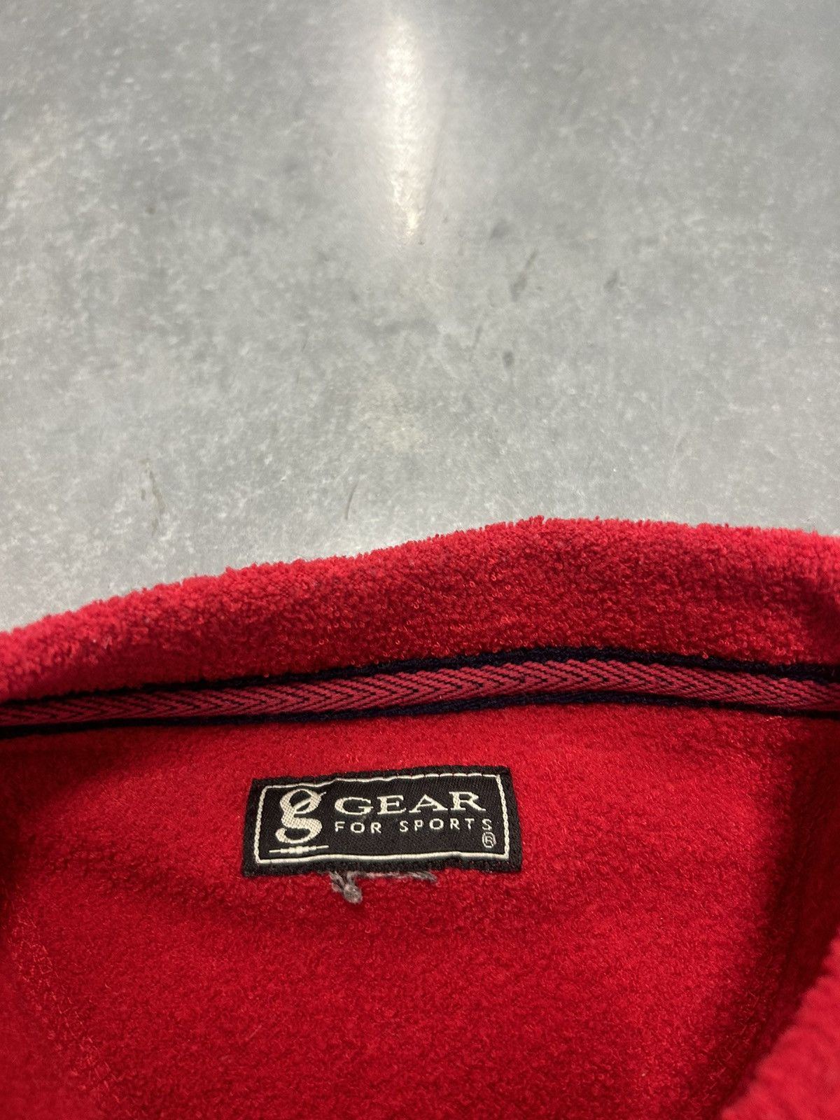 Vintage Vintage Red Gear Fleece Size US L / EU 52-54 / 3 - 3 Thumbnail