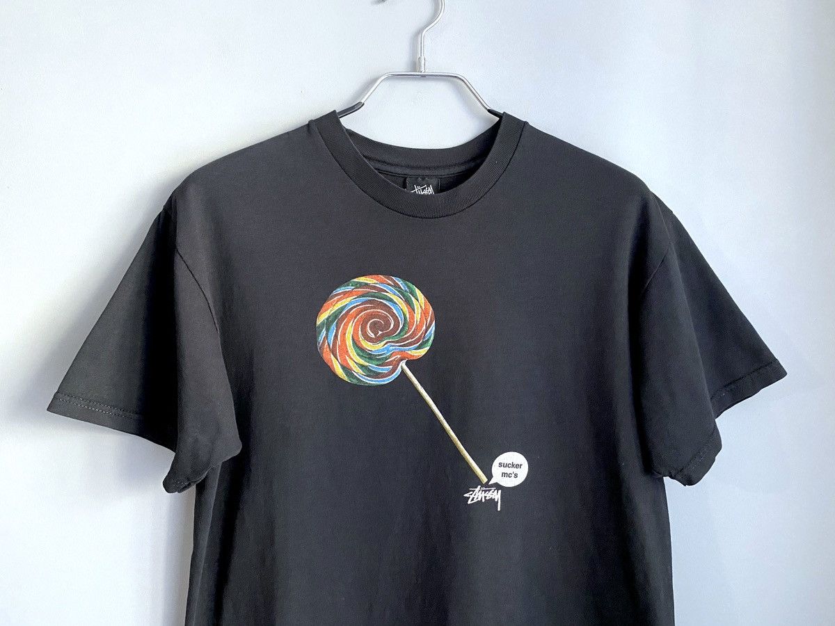 Stussy × Vintage Stussy Vintage T-Shirt RUN D.M.C. Sucker MC's Lollipop Print Size US M / EU 48-50 / 2 - 3 Thumbnail